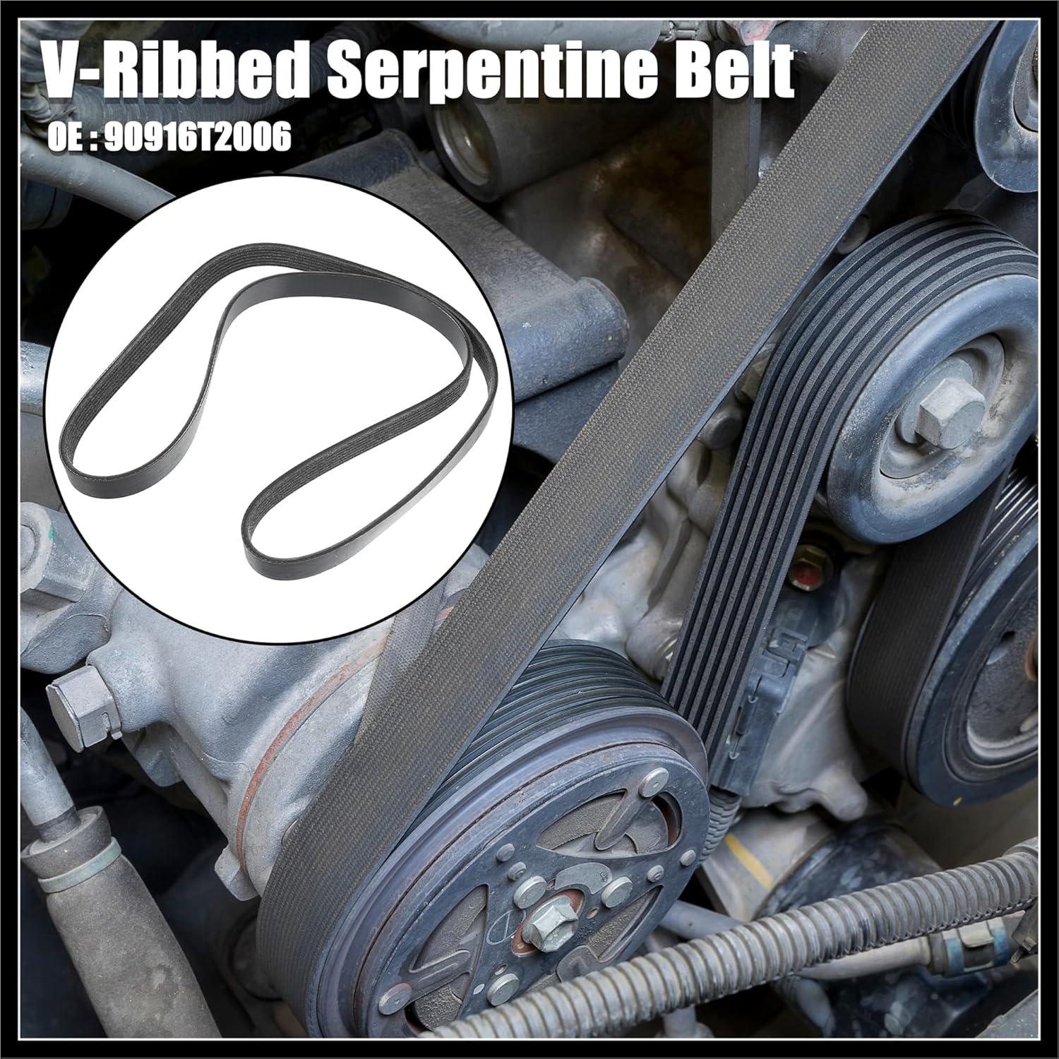 Correa de Transmisión Serpentina Multi V Hihaha 1.545m para Toyota