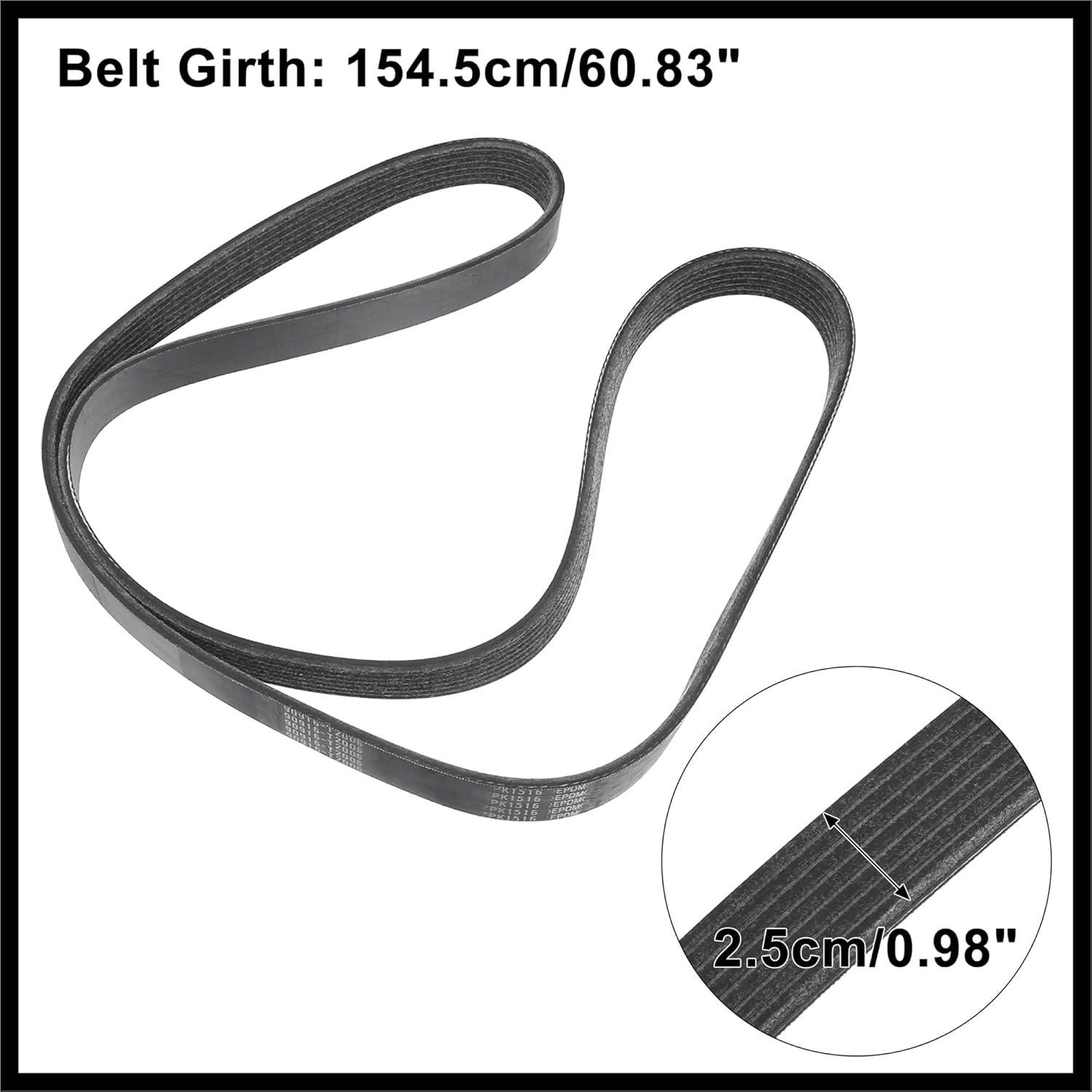 Correa de Transmisión Serpentina Multi V Hihaha 1.545m para Toyota