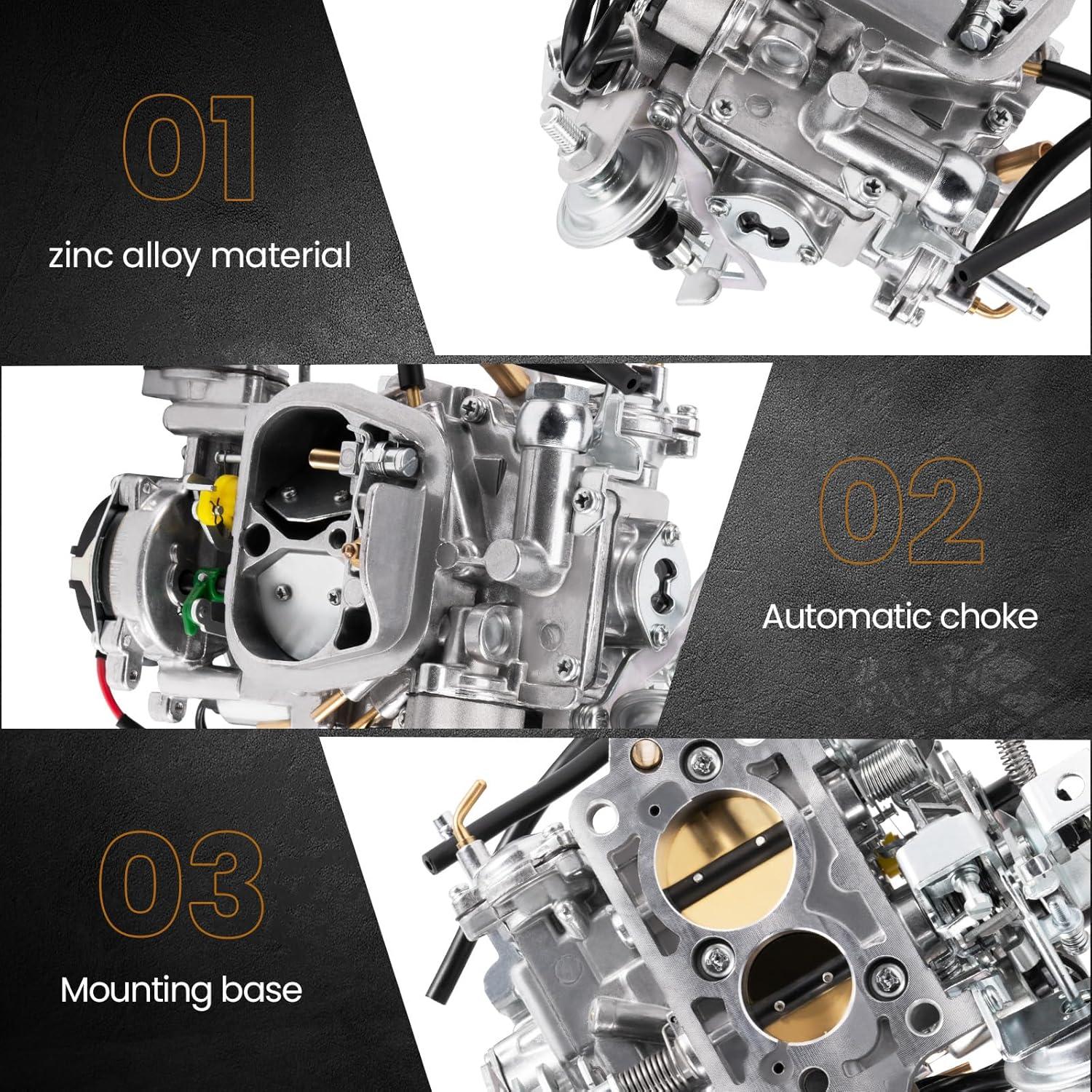 Carburador maXpeedingrods TOY-507 para Toyota 22R 2.4L 1987-1990