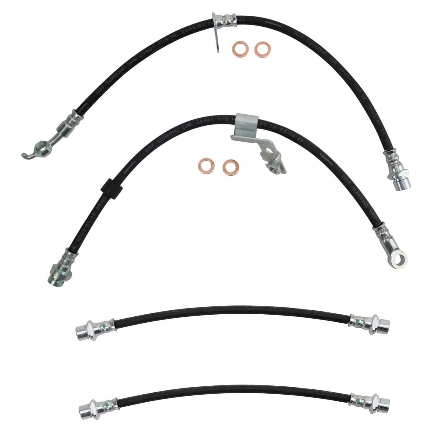 Juego de Mangueras de Freno TRQ BLA63943 para Toyota RAV4 1996-2003