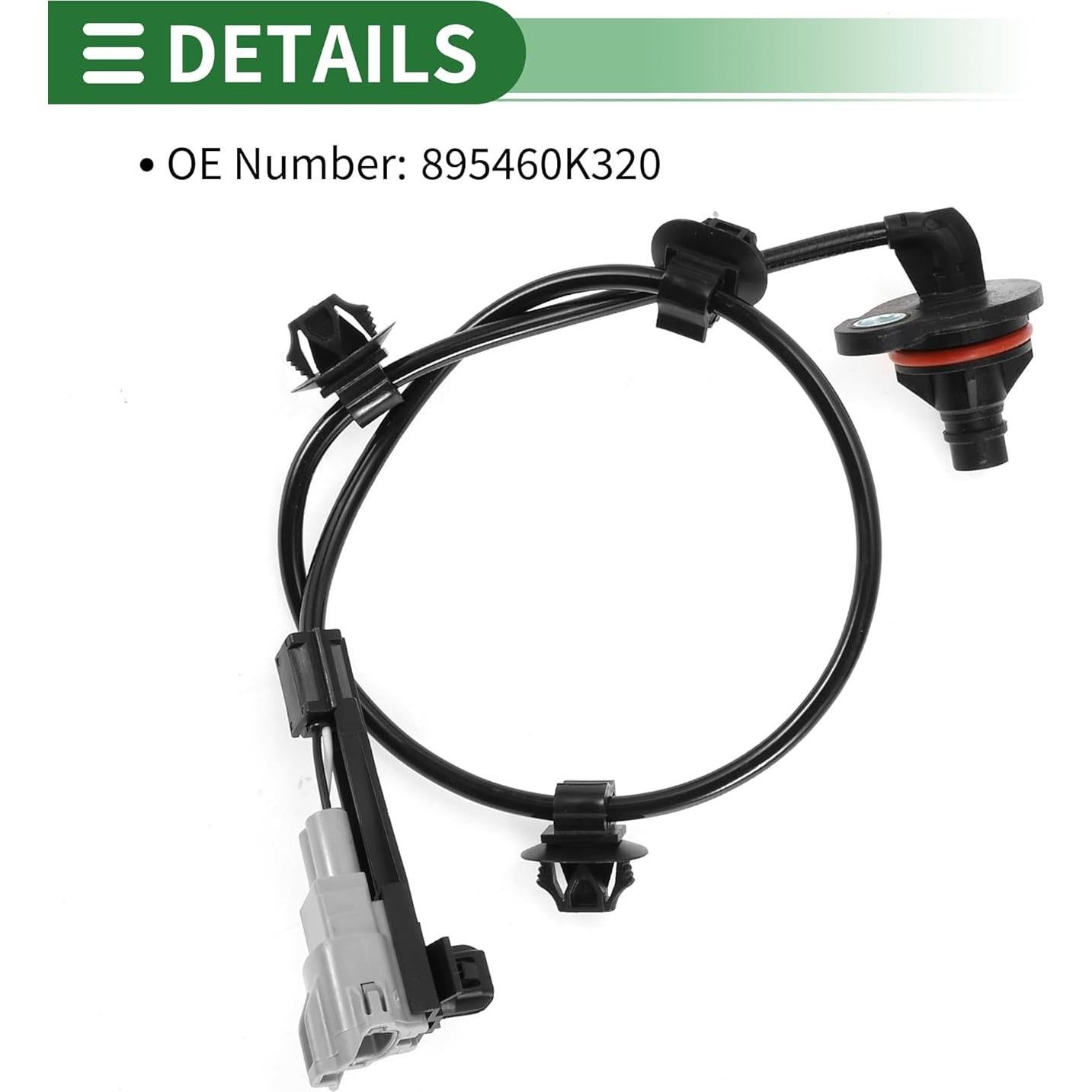 Sensor de Velocidad de Rueda ABS Motoforti para Toyota Hilux 2014-2019