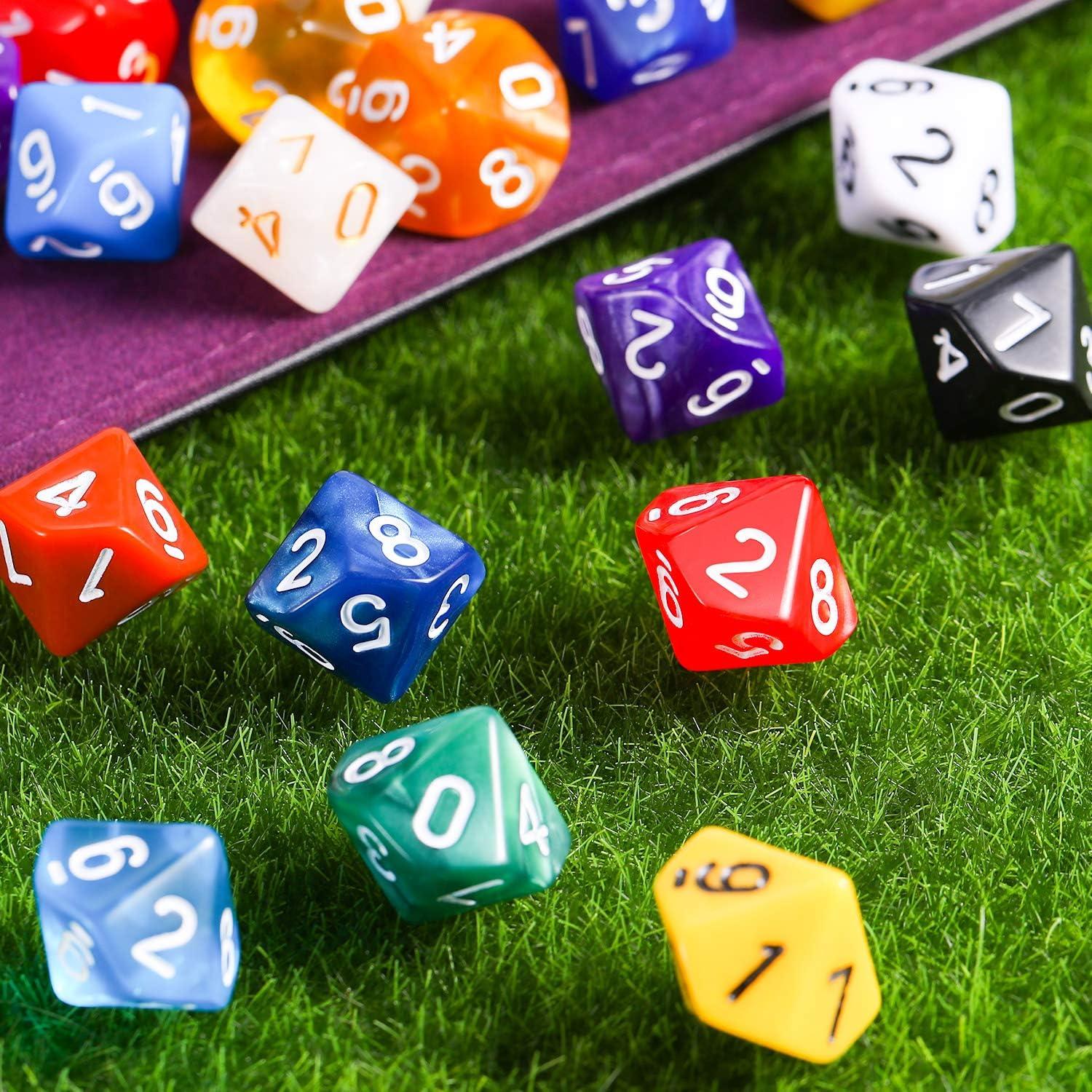 Set de Dados Poliedricos TecUnite 25 Piezas 10 Lados