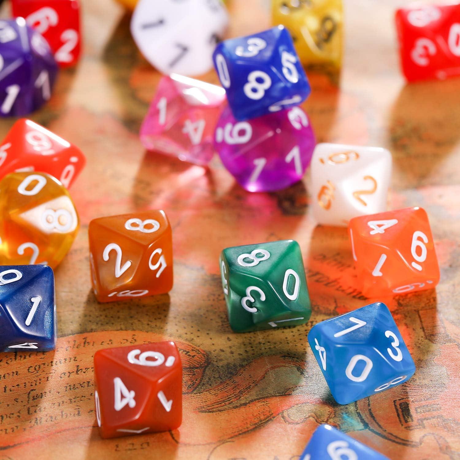 Set de Dados Poliedricos TecUnite 25 Piezas 10 Lados