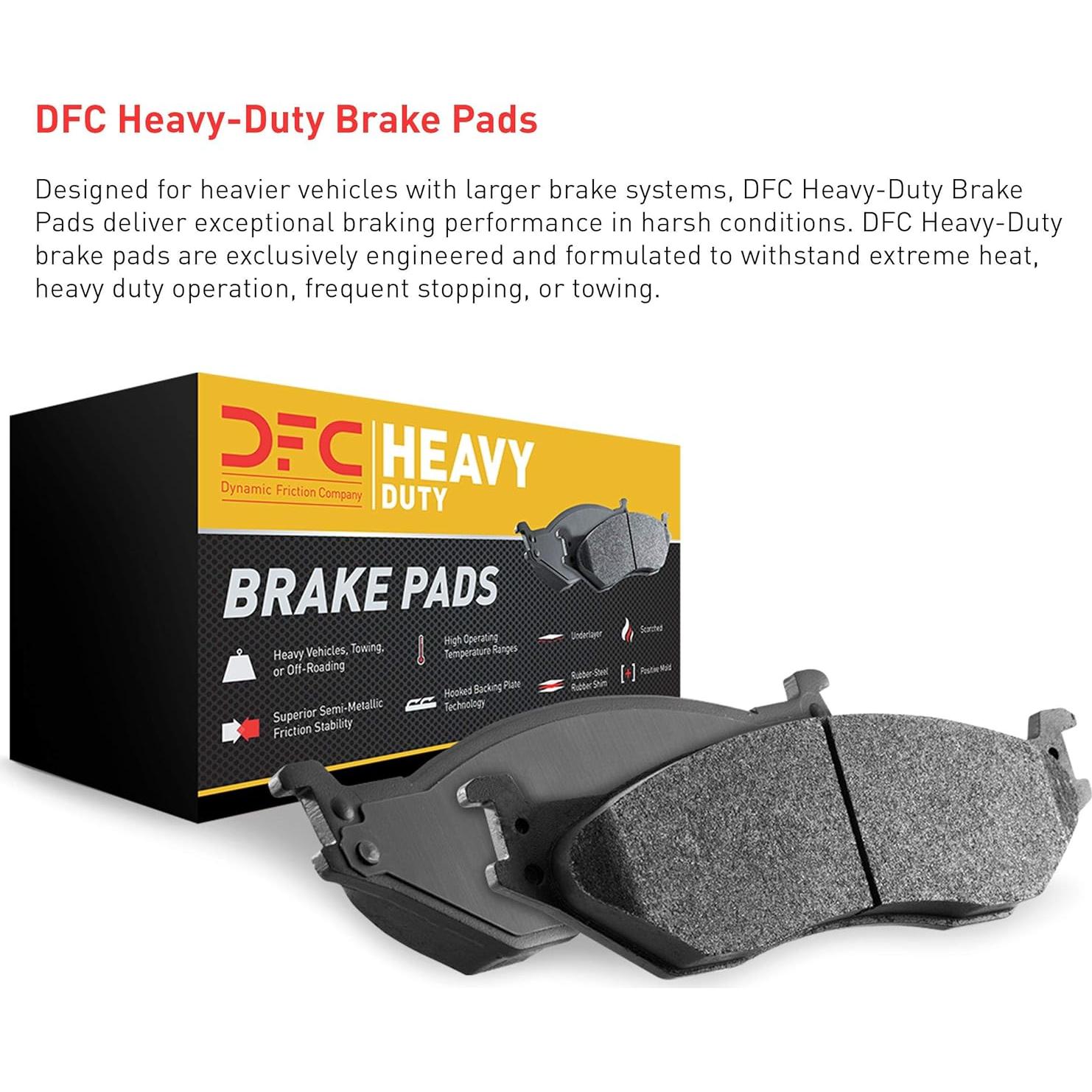 Pastillas de Freno Frontales Dynamic Friction 1214-0976-00 Semi-Metálicas