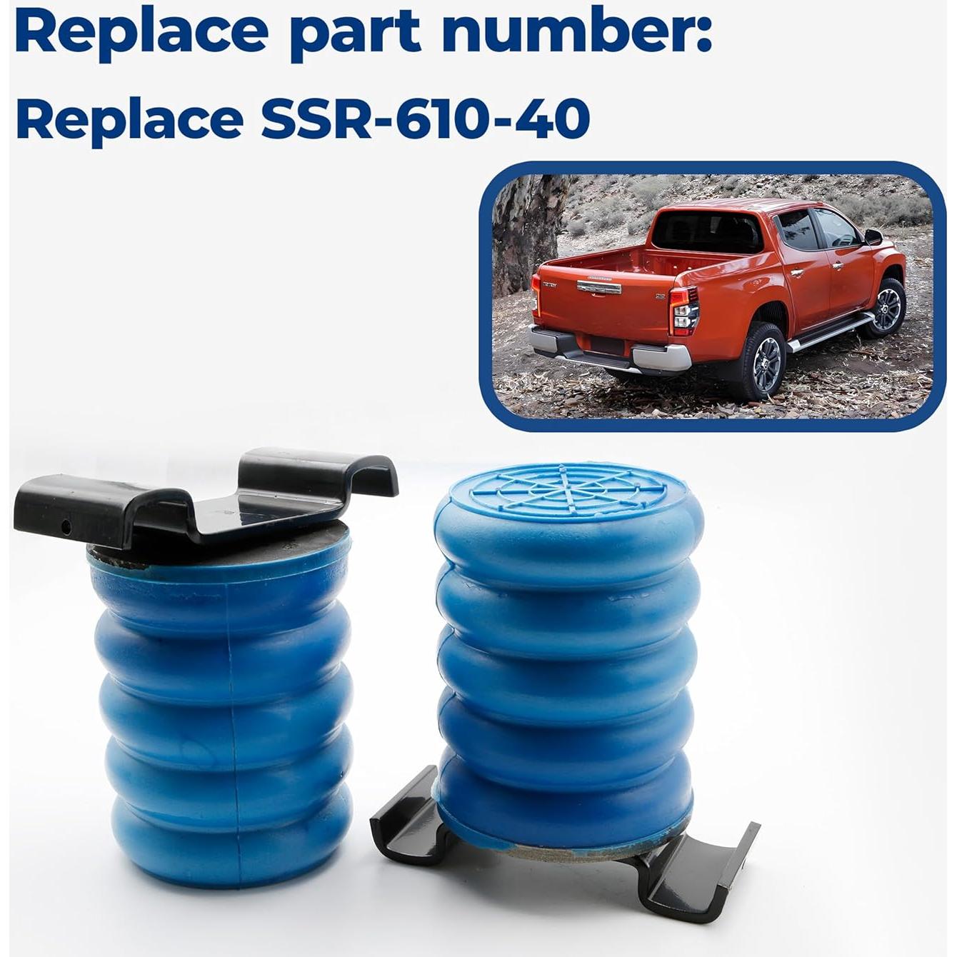 Kit de Resorte Auxiliar de Suspensión Trasera ECOMARK para Nissan y Toyota