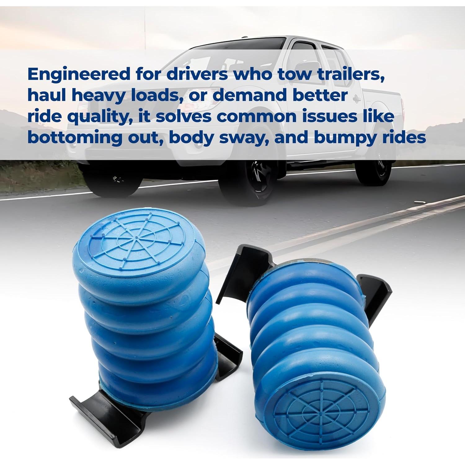 Kit de Resorte Auxiliar de Suspensión Trasera ECOMARK para Nissan y Toyota