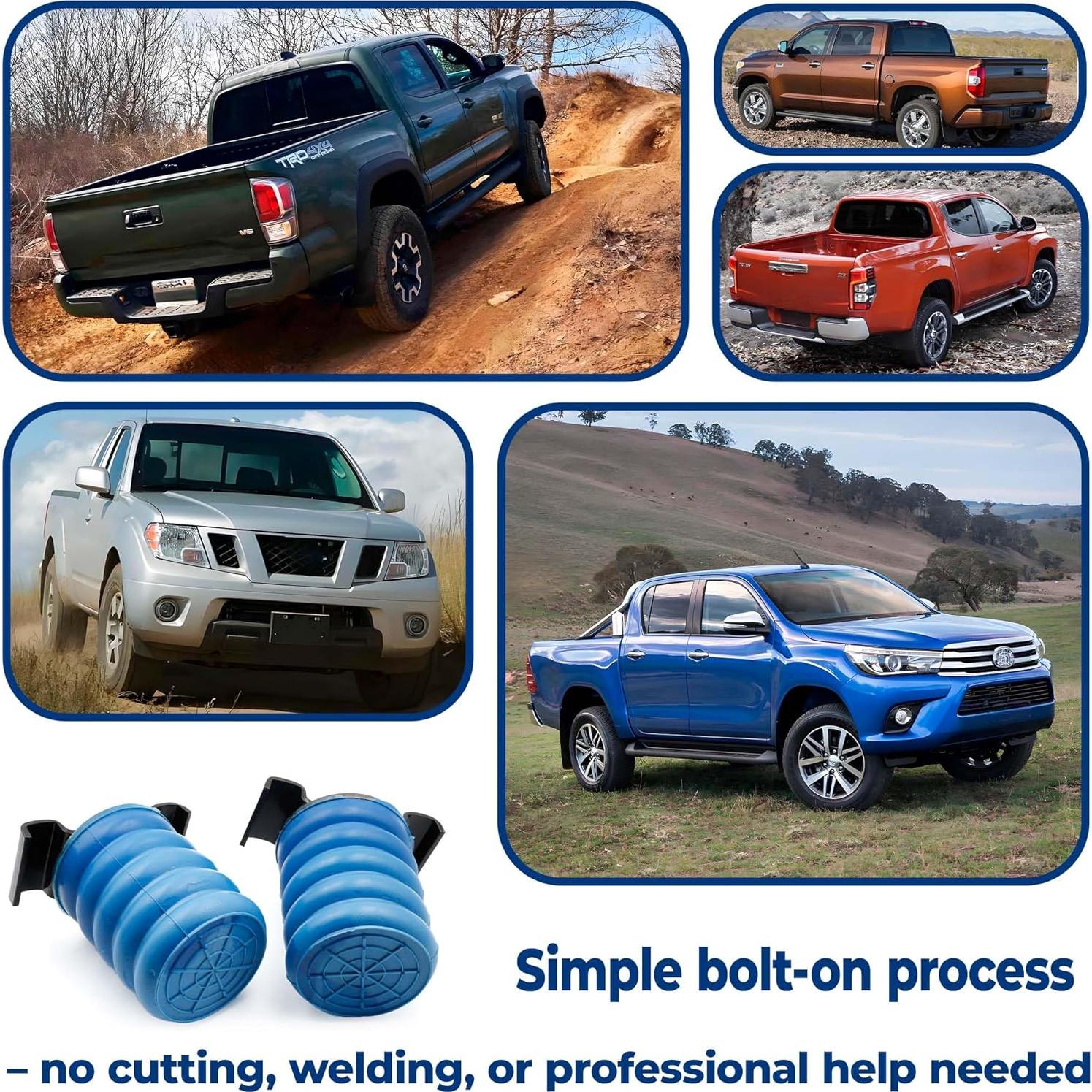 Kit de Resorte Auxiliar de Suspensión Trasera ECOMARK para Nissan y Toyota