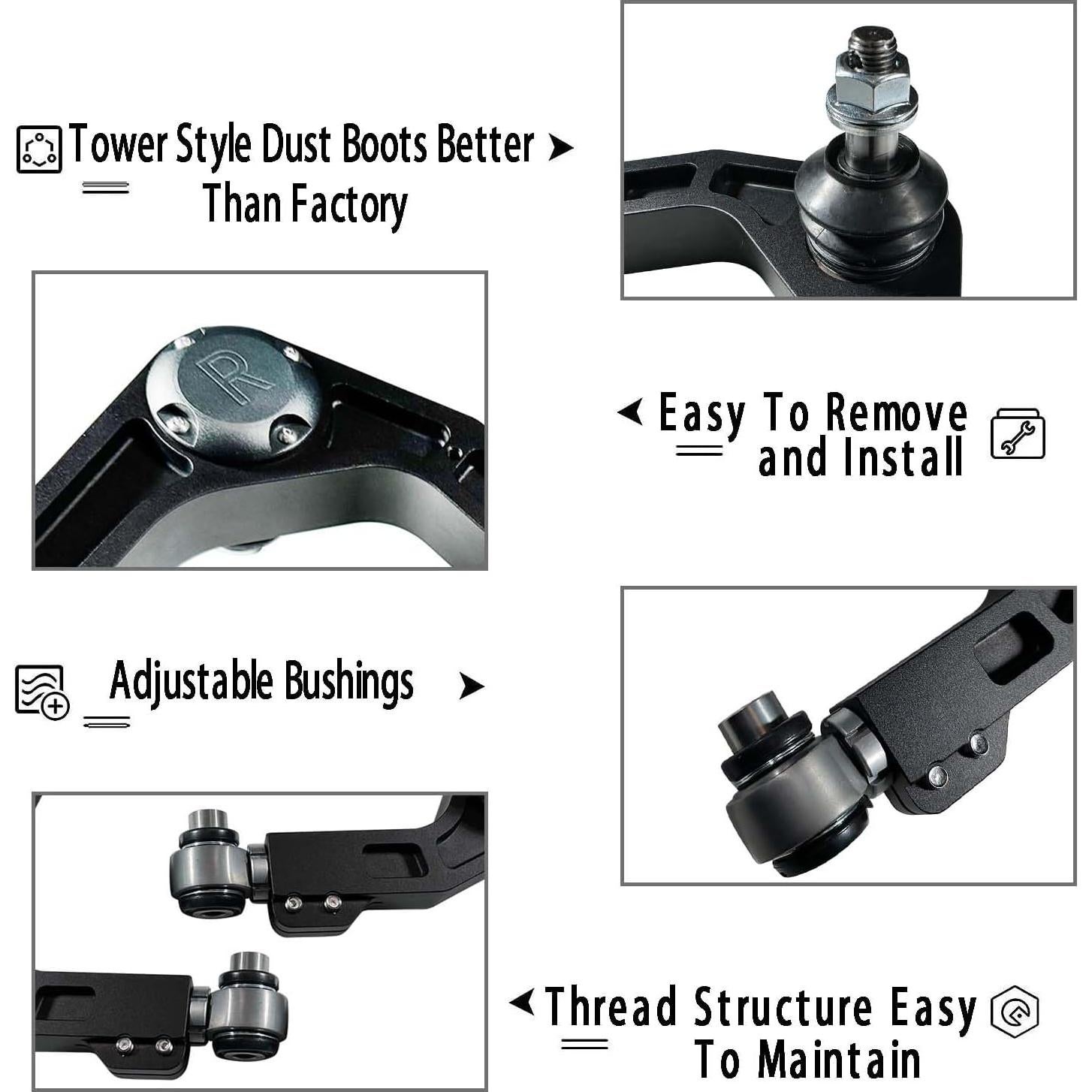 Brazos de Control Superior JKYH 2003-2022 Toyota FJ Cruiser 2-4"