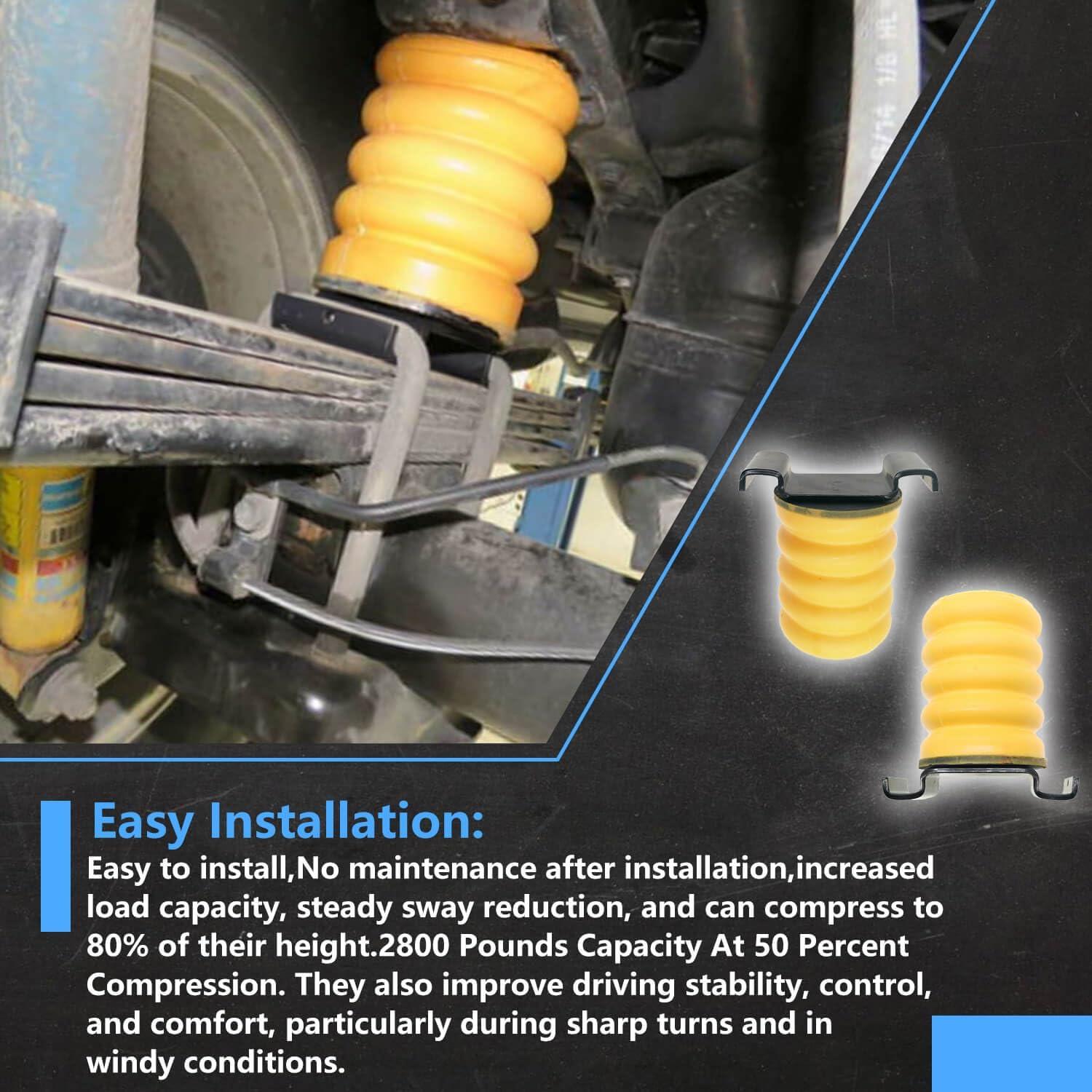 Kit de muelles de aire auxiliar trasero BSNOVT SSR-610-54