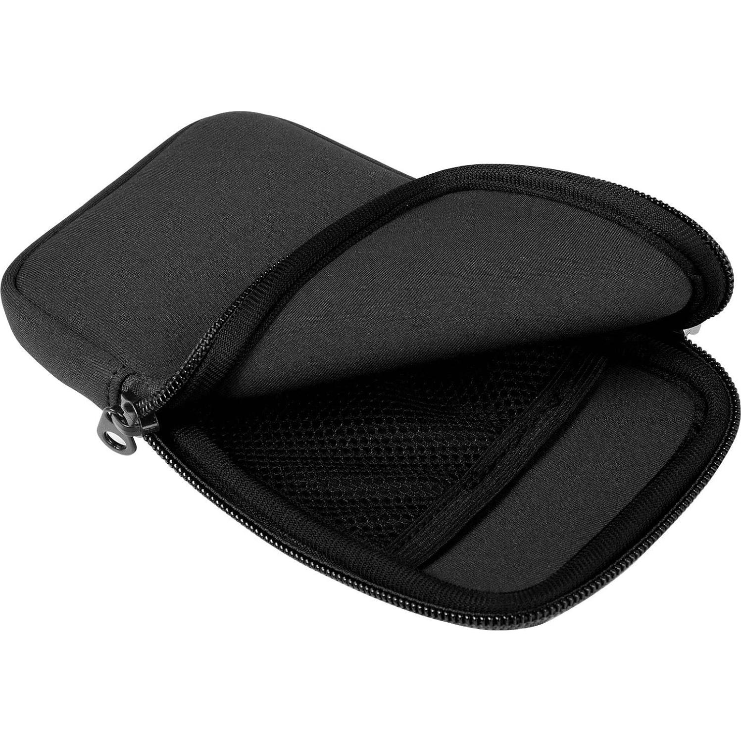 Funda de Neopreno YICHEEY con Correa para Teléfono Negro Mediano