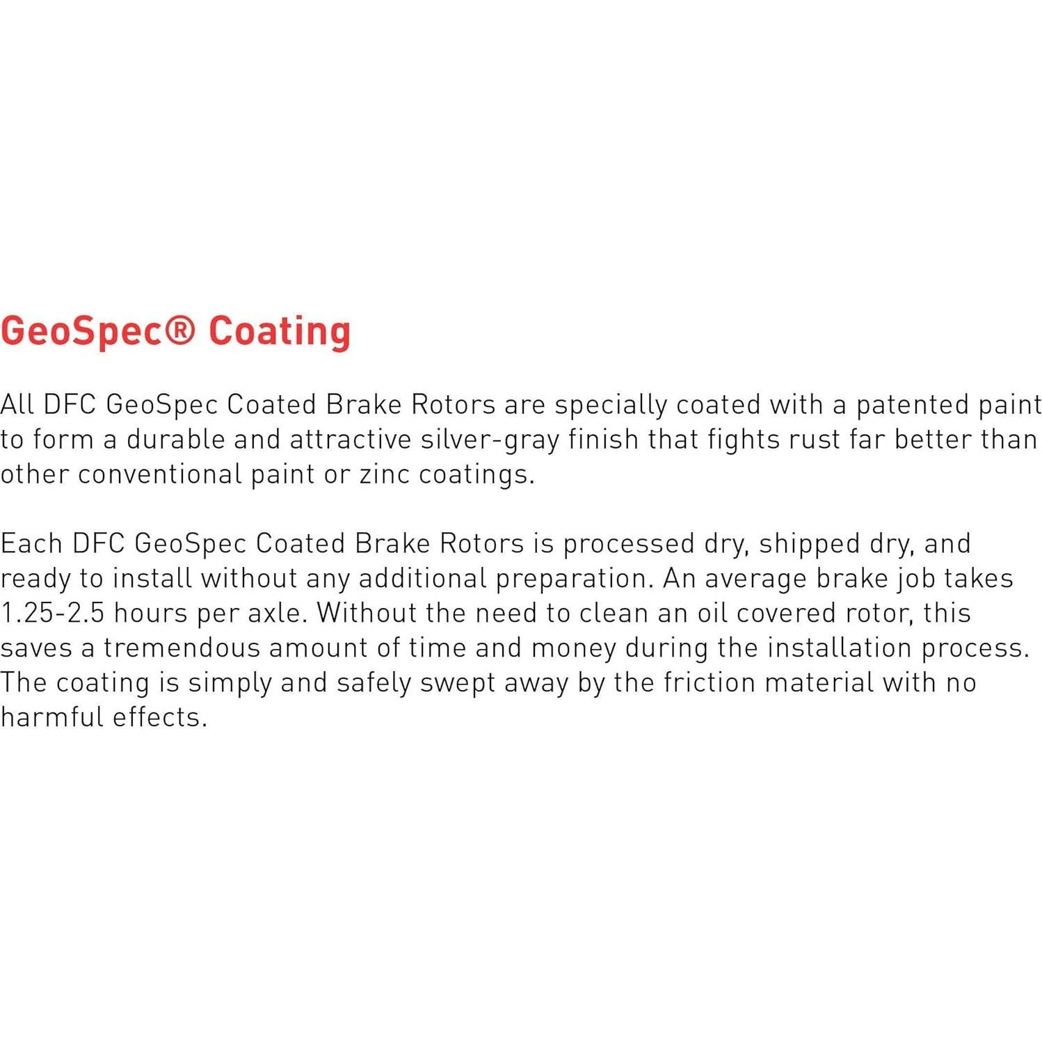 Rotor de Freno Delantero Recubierto Dynamic Friction 604-76128 para Toyota