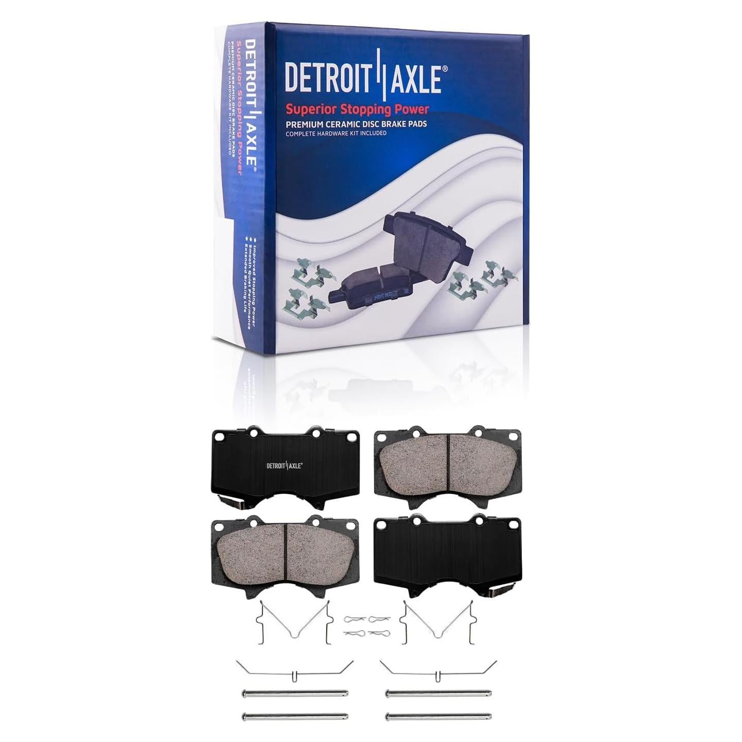 Pastillas de freno delanteras Detroit Axle P-976 Cerámicas