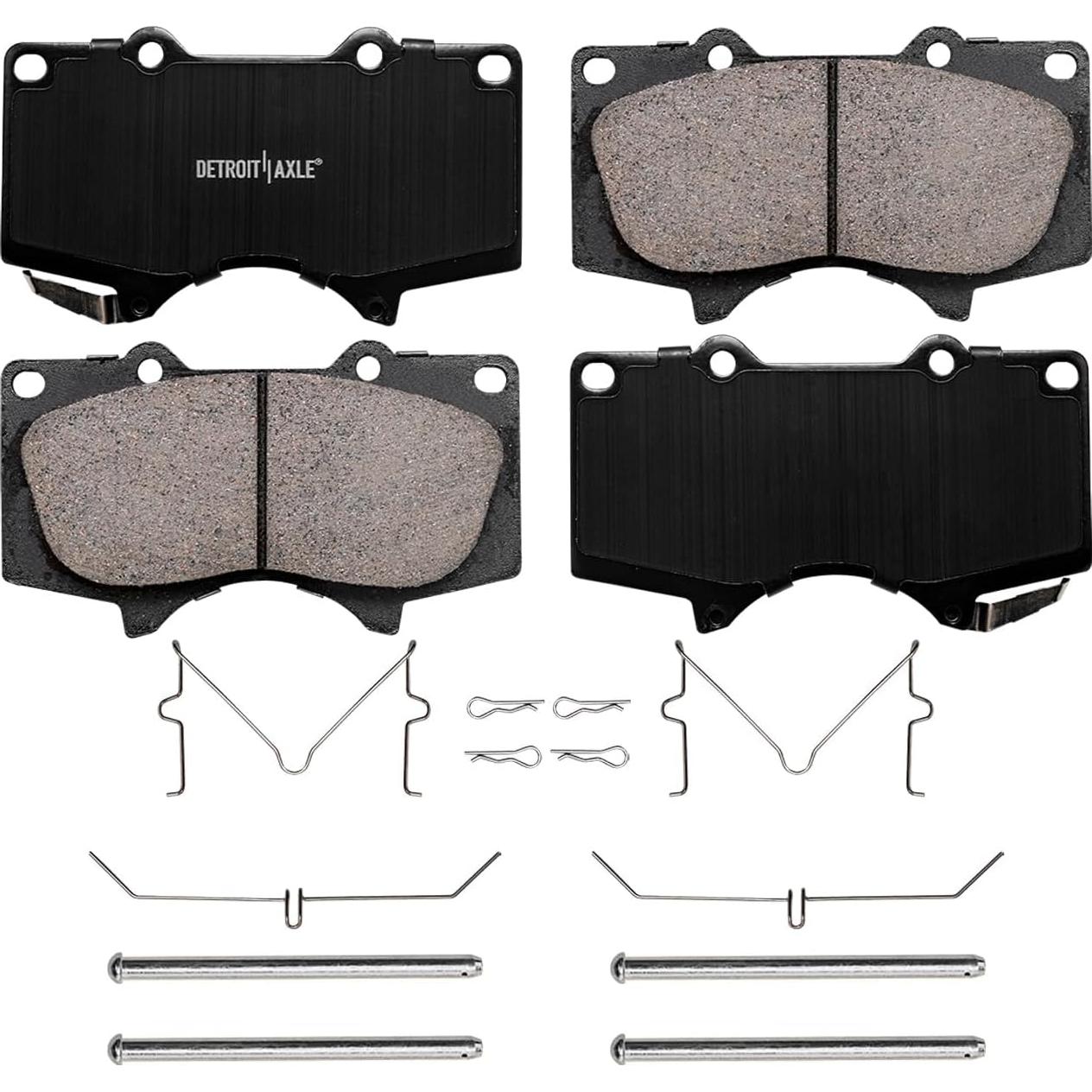 Pastillas de freno delanteras Detroit Axle P-976 Cerámicas