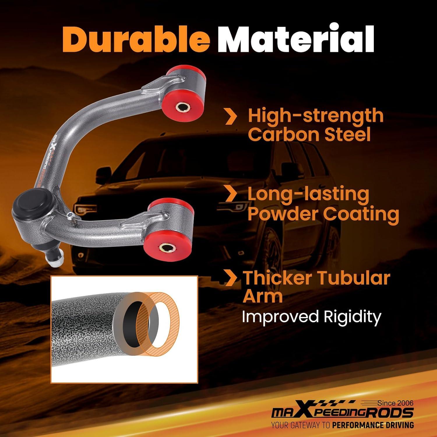 Brazo de Control Superior Elevado maXpeedingrods para Toyota Tacoma 2004-2024
