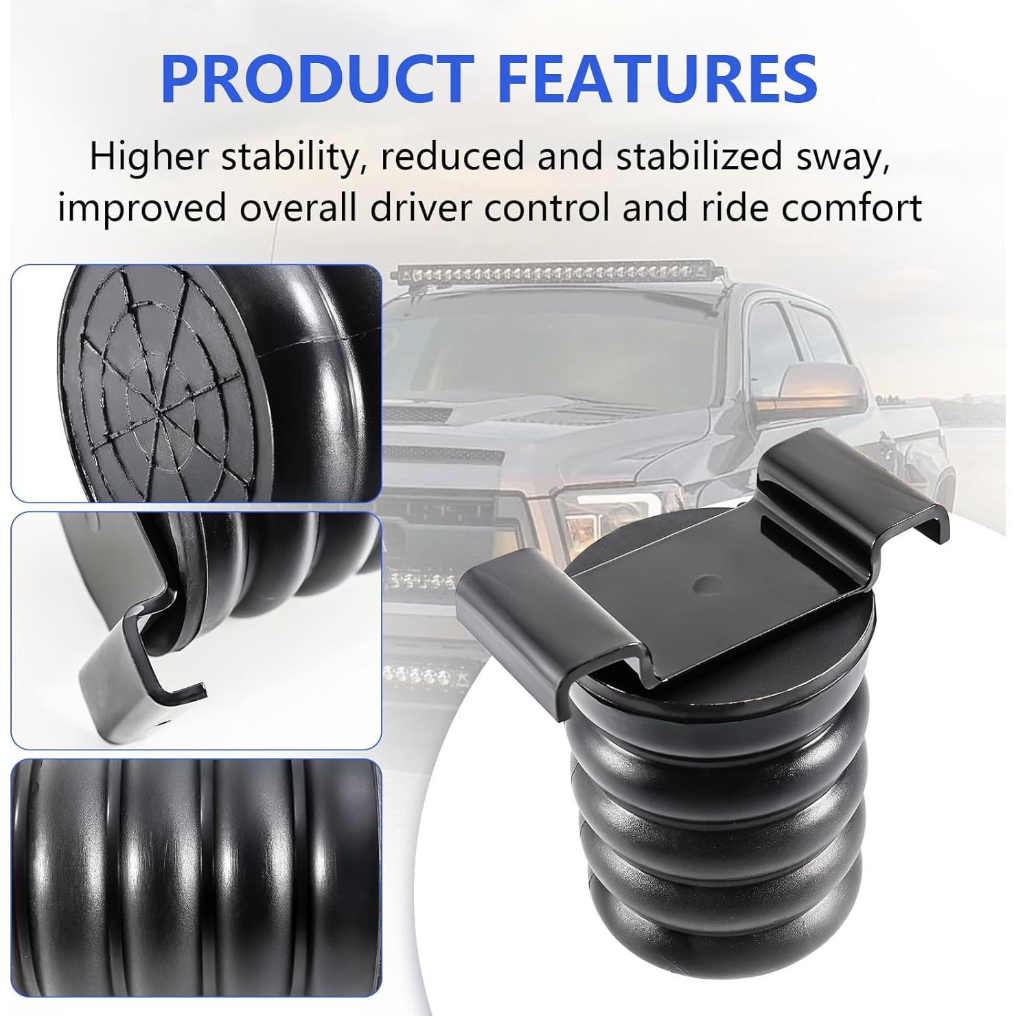 Resortes de Ayuda de Aire Traseros TUWEEN SSR-610-47 680kg