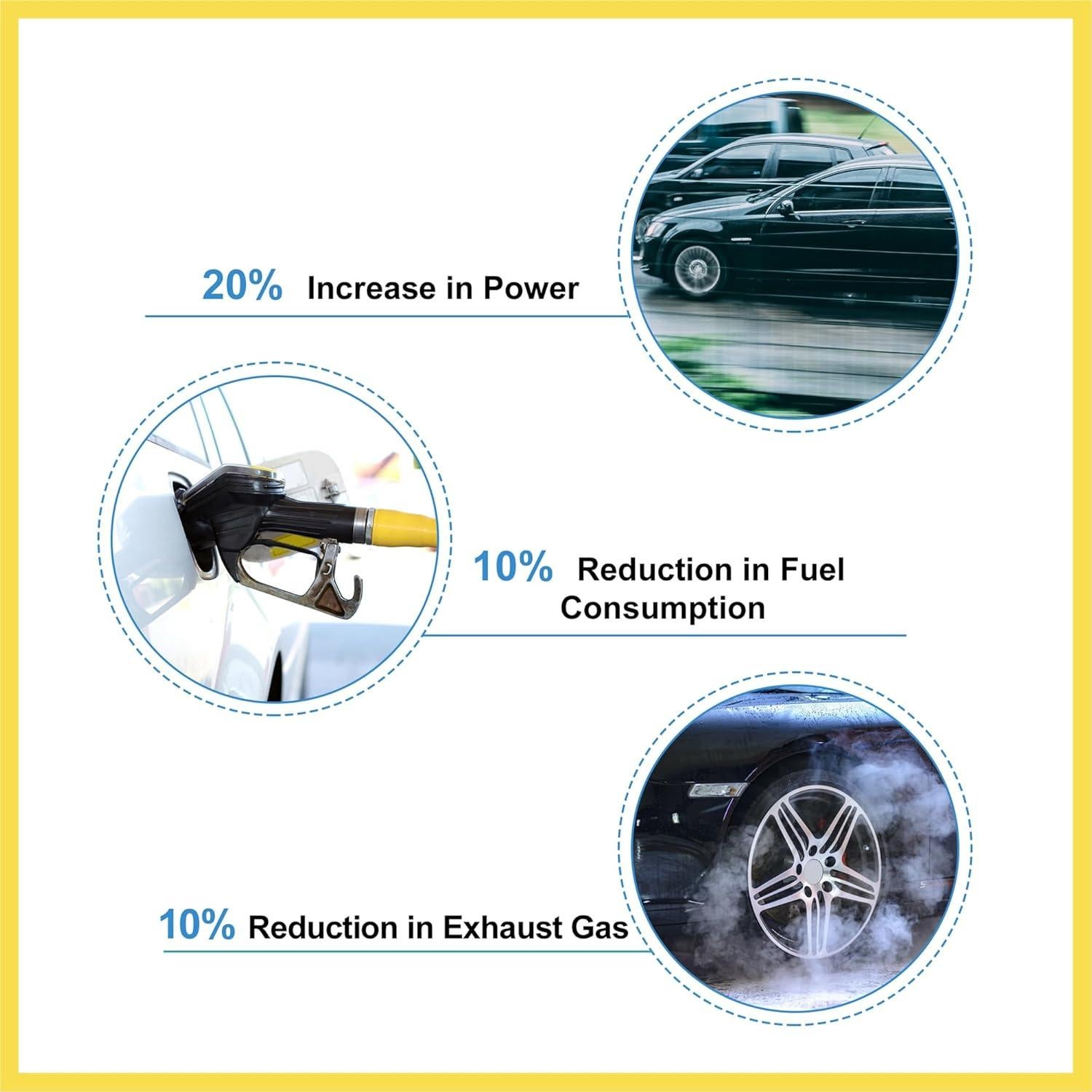 4 Inyectores de Combustible PARSKILO 23250-75050 para Toyota