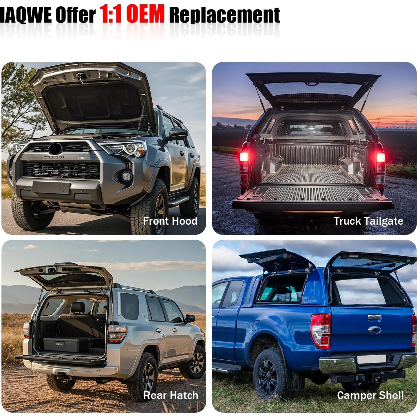 Soportes de Gas IAQWE 95588 para Lexus GX470 y Toyota 4Runner