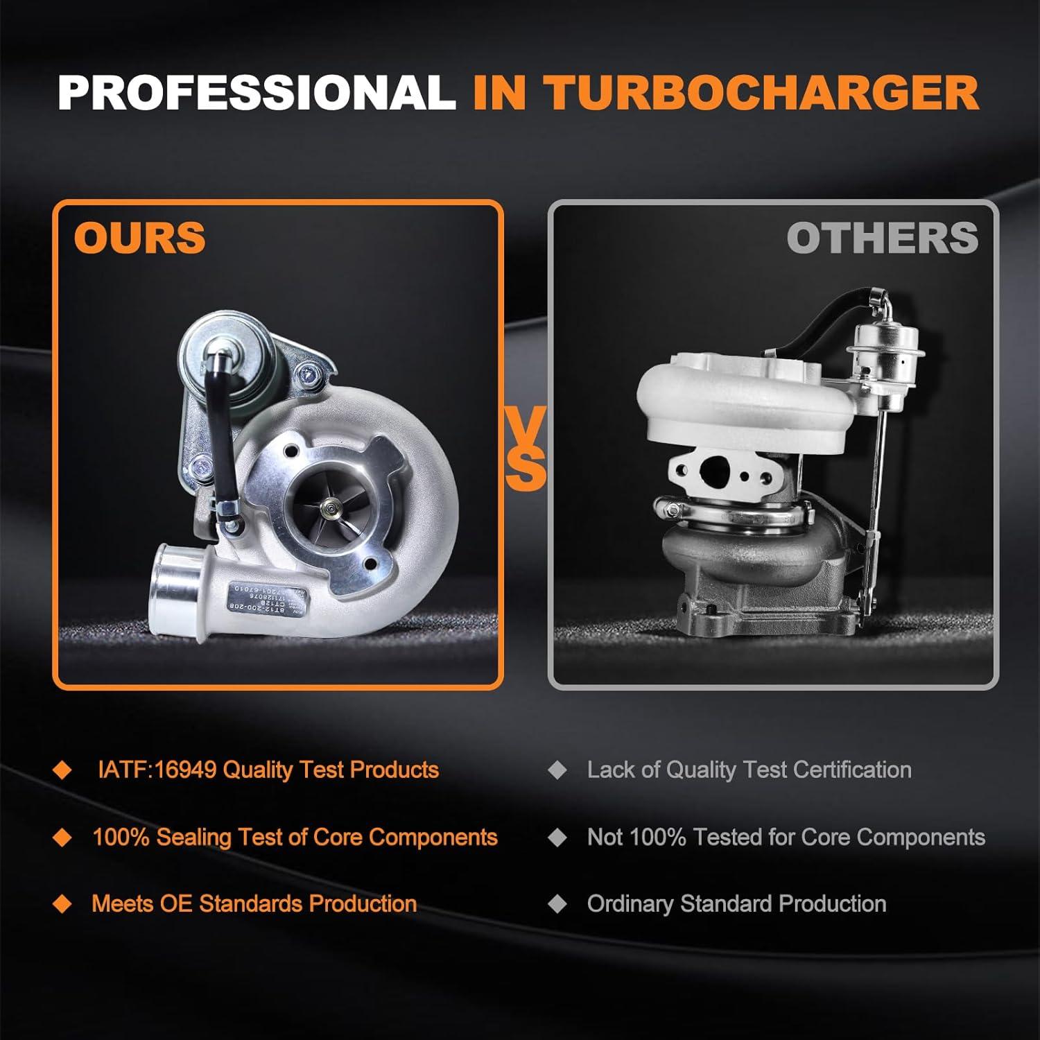 Turbocompresor CT12B TOPAZ 1KZ-TE para Toyota Land Cruiser