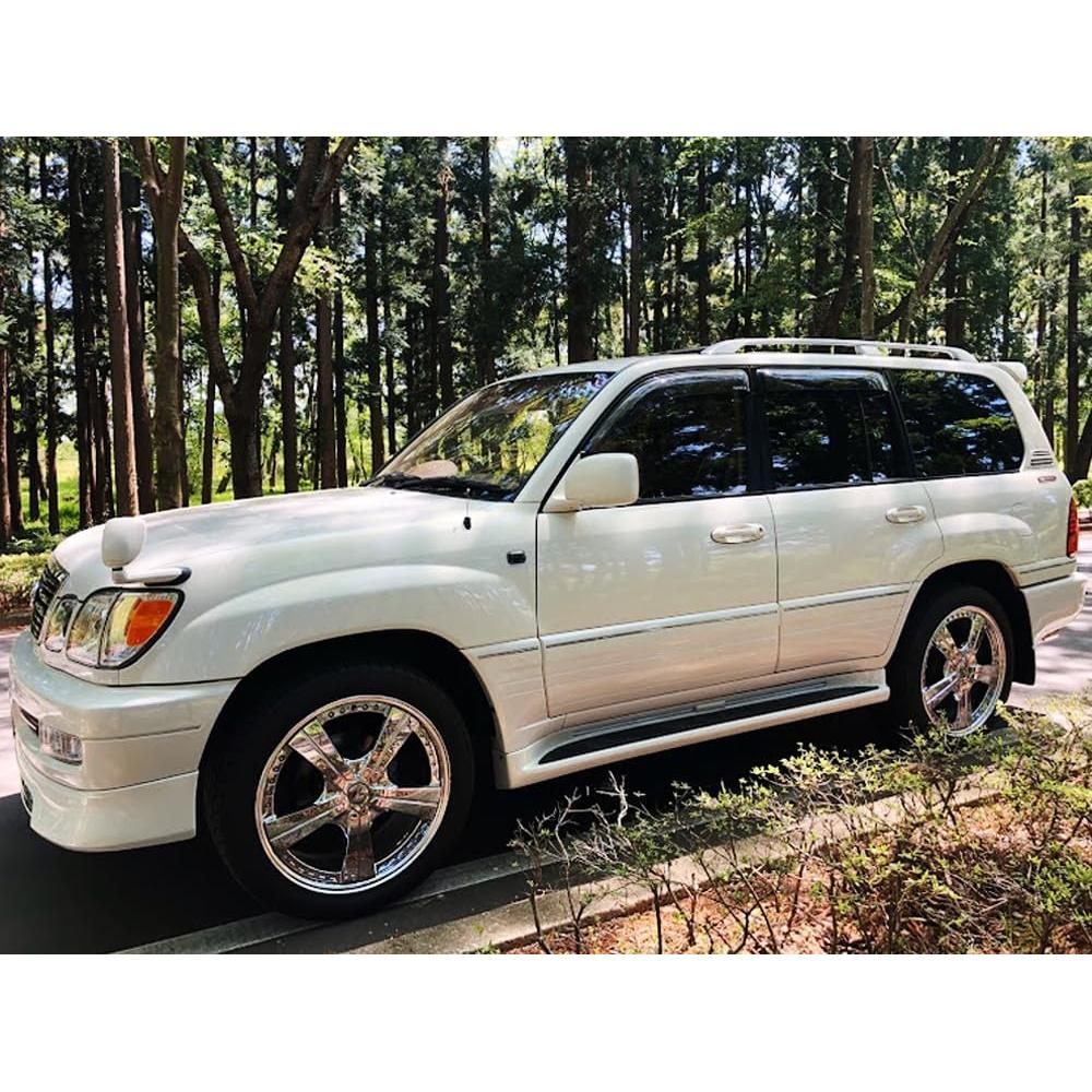 Kit de Luz de Marcador Lateral LED iJDMTOY Ámbar Ahumado