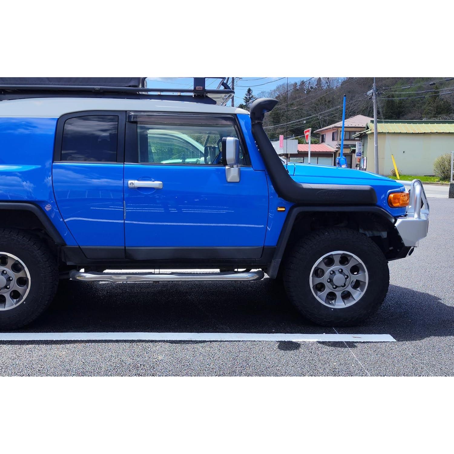 Kit de Luz de Marcador Lateral LED iJDMTOY Ámbar Ahumado