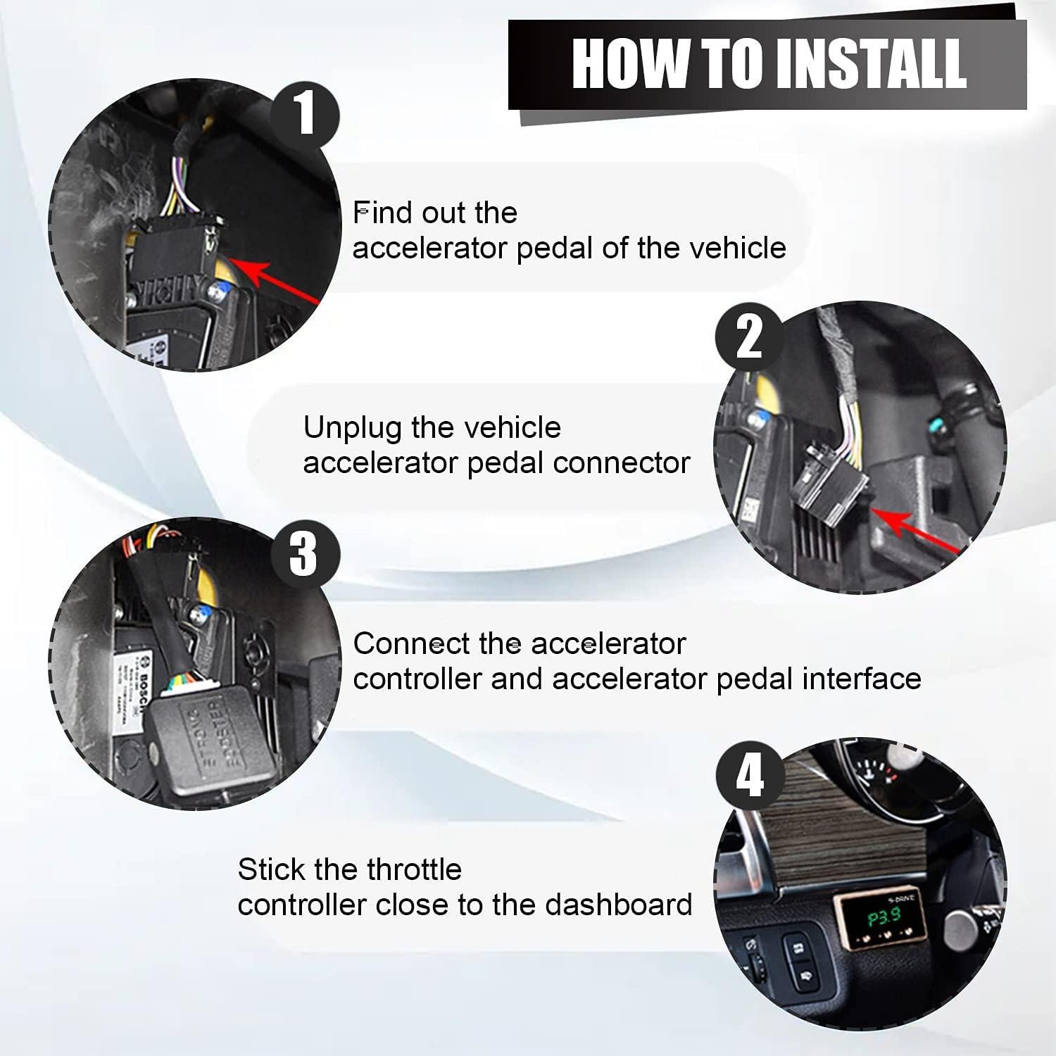 Controlador Electrónico del Acelerador HPEVA 821 para Toyota
