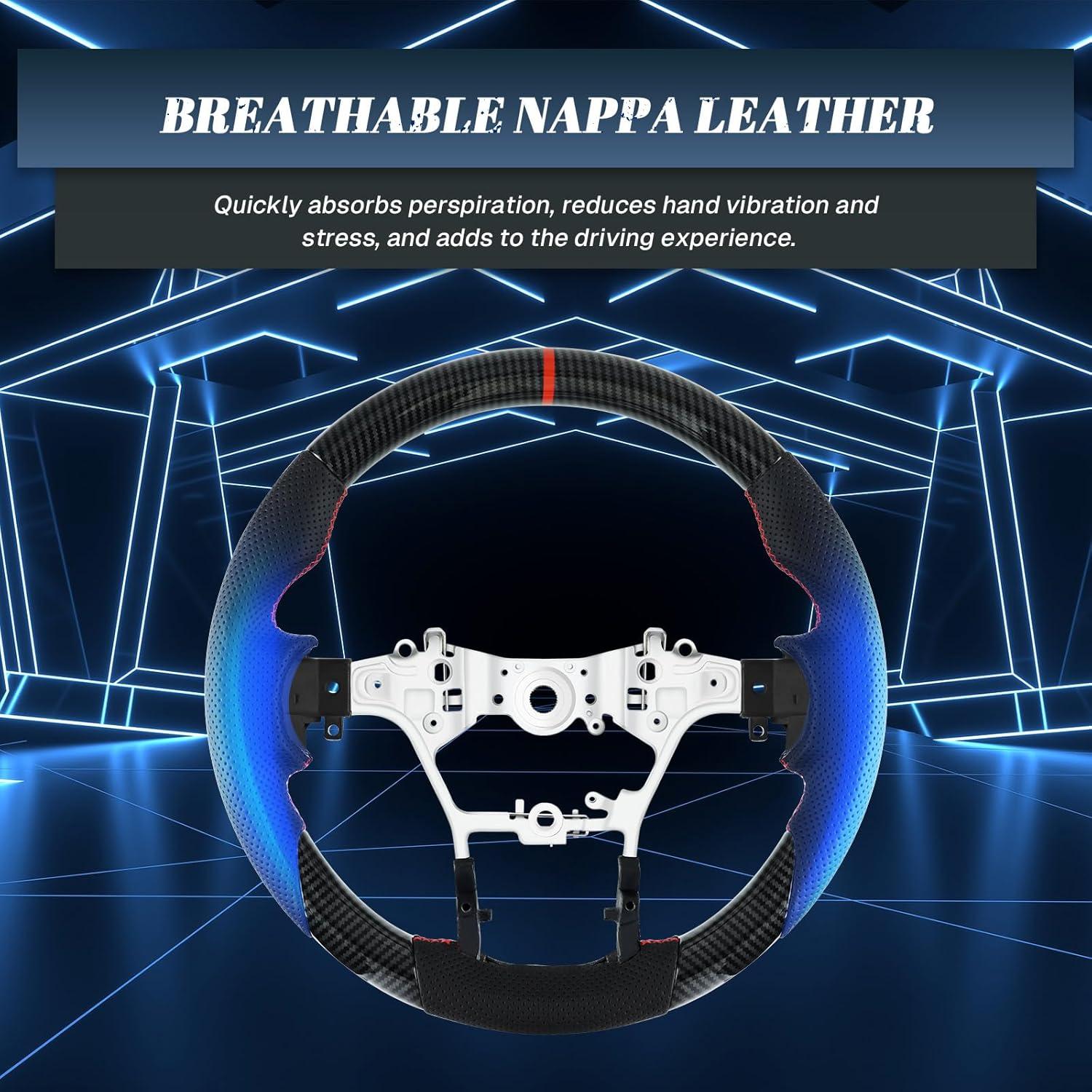 Volante D de fibra de carbono Hydro-Dip VOONKE para Toyota Hilux 2015-2022