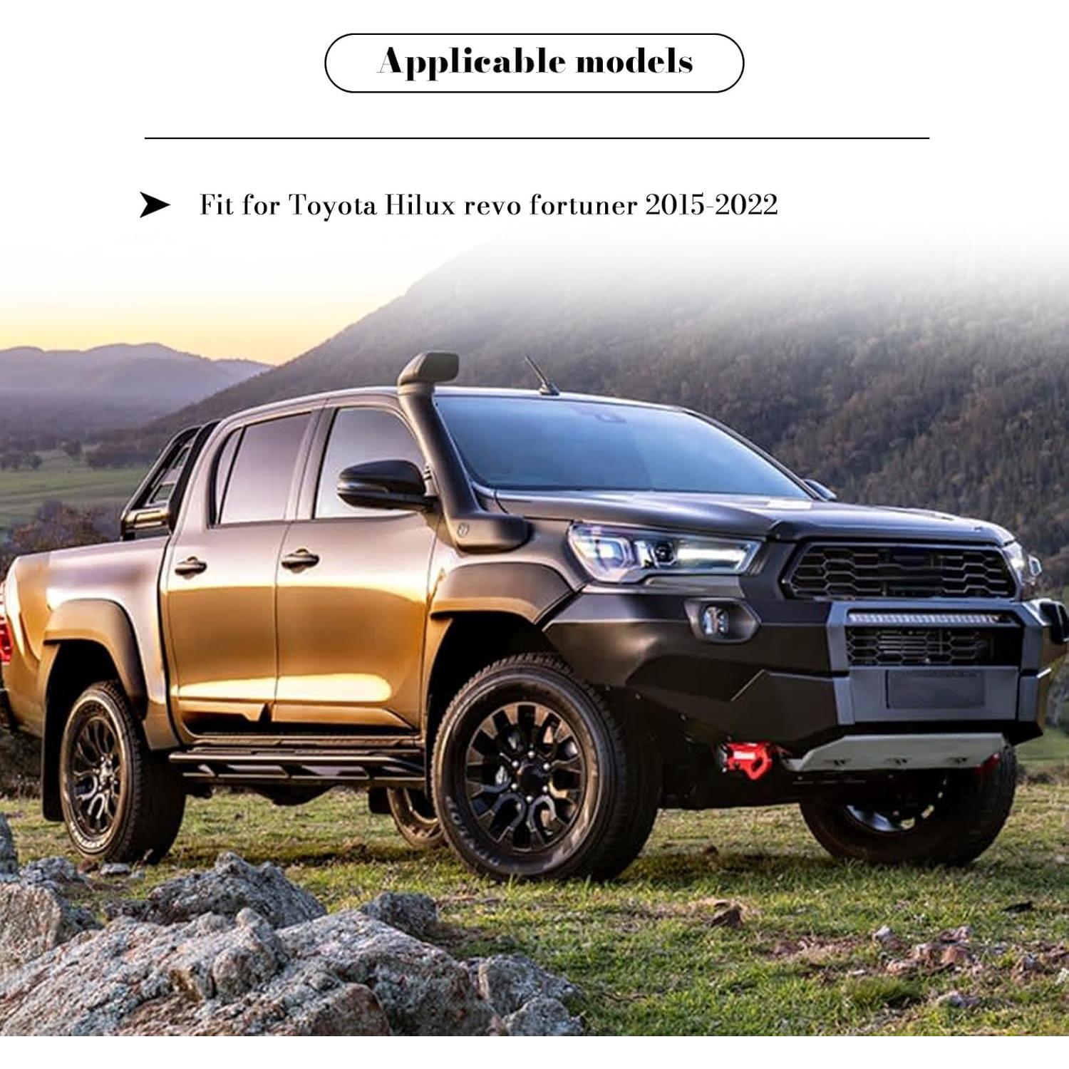 Volante D de fibra de carbono Hydro-Dip VOONKE para Toyota Hilux 2015-2022