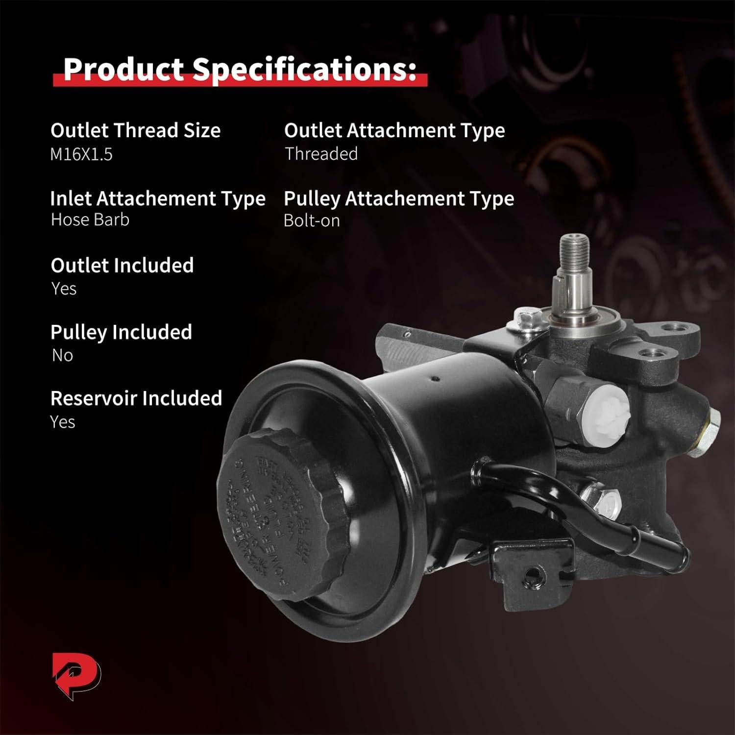 Bomba de dirección asistida PHOBOOS para Toyota 4Runner 1988-1995