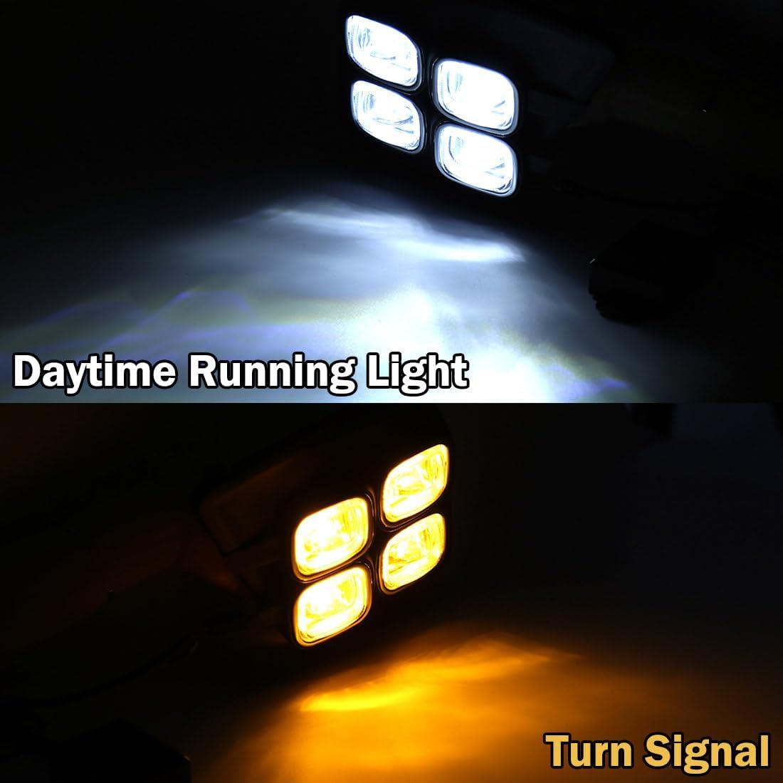 Luces Diurnas LED AFOGGEST para Toyota Hilux 2015-2017