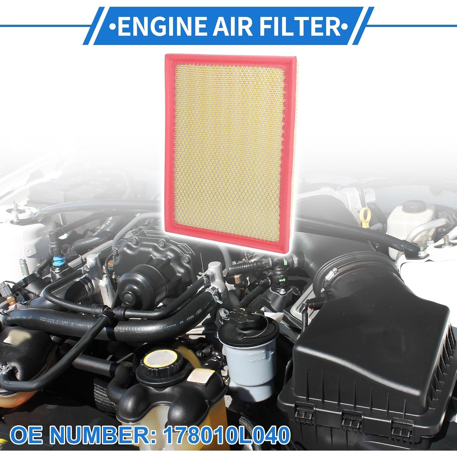 Filtro de Aire del Motor VekAuto para Toyota Hilux 2016-2022