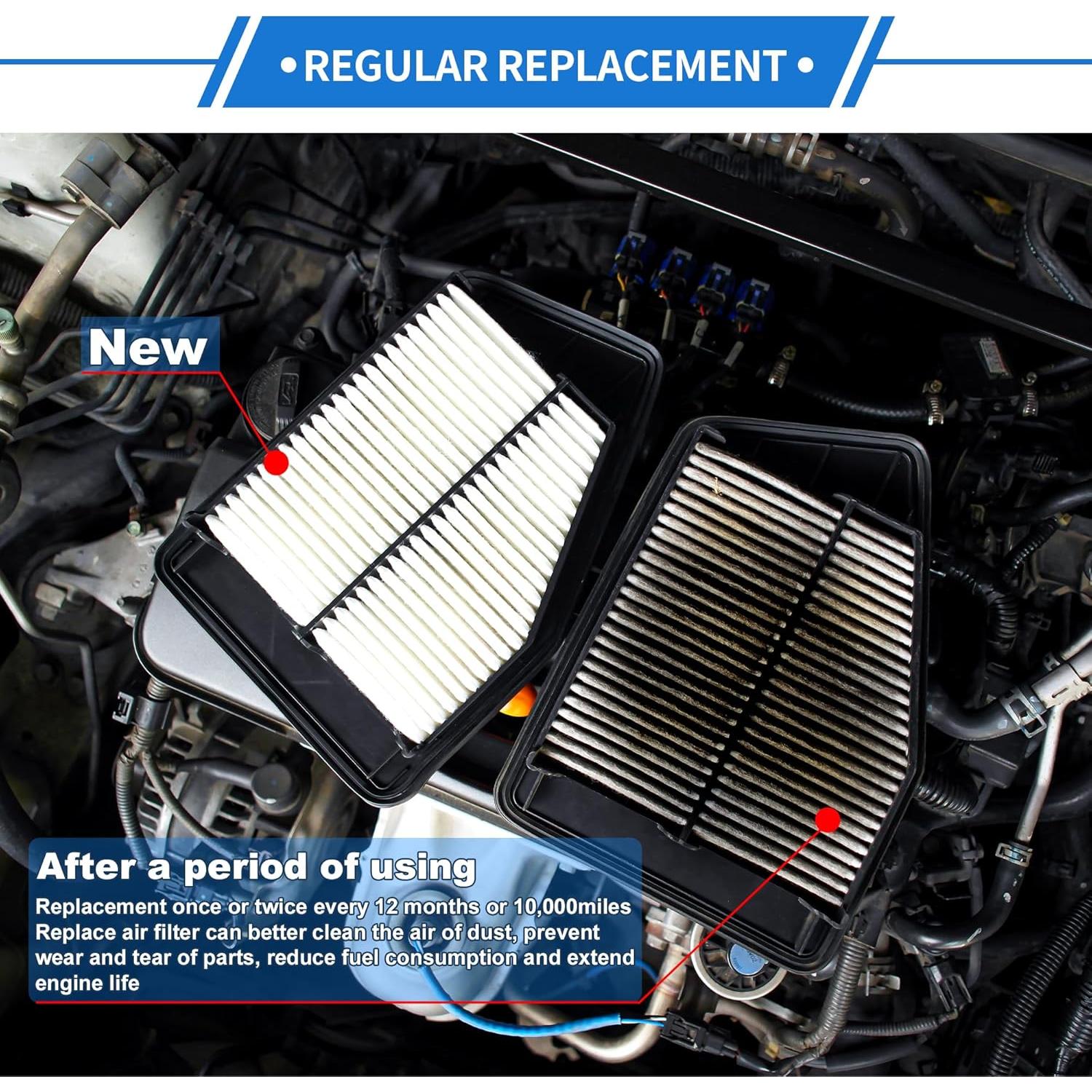 Filtro de Aire del Motor VekAuto para Toyota Hilux 2016-2022