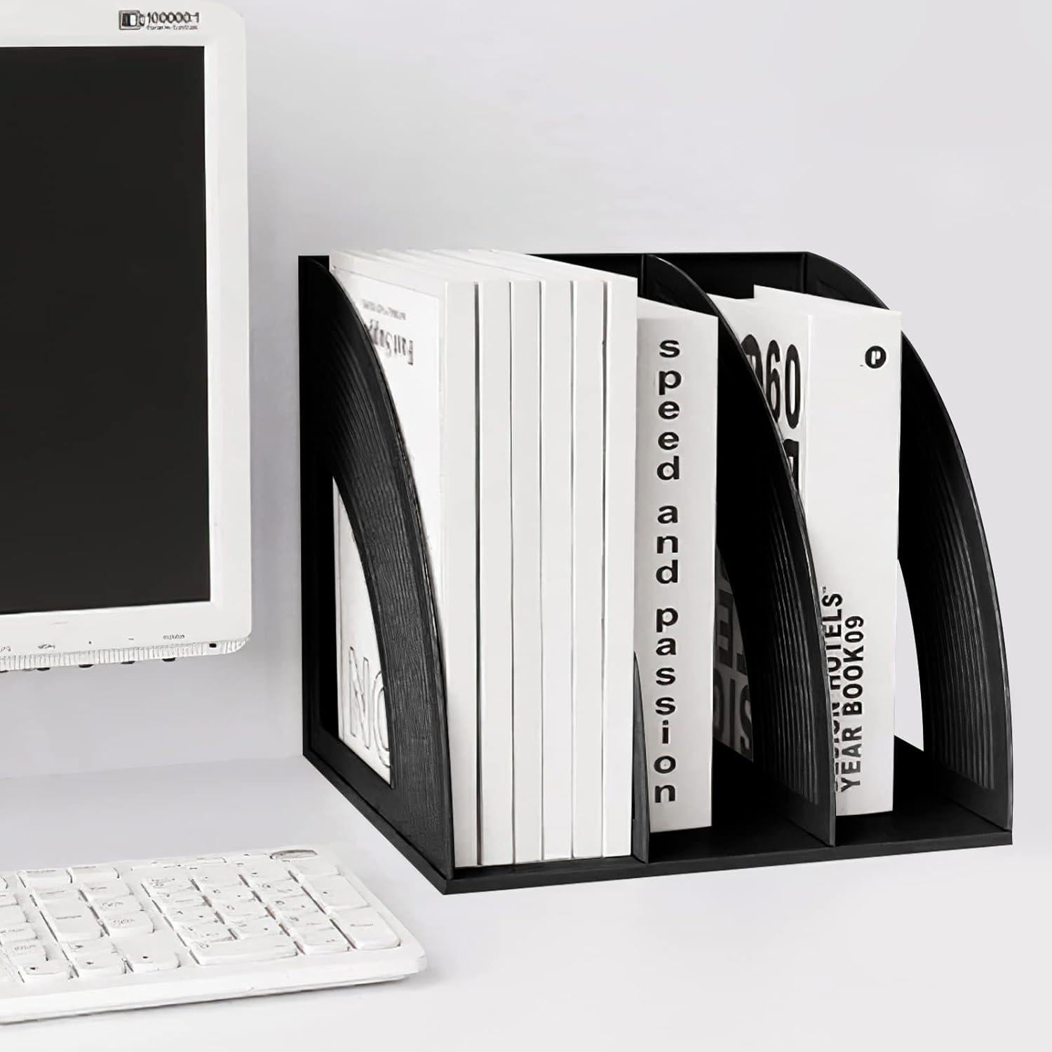 Organizador de Escritorio SAYEEC 3 Compartimentos Negro