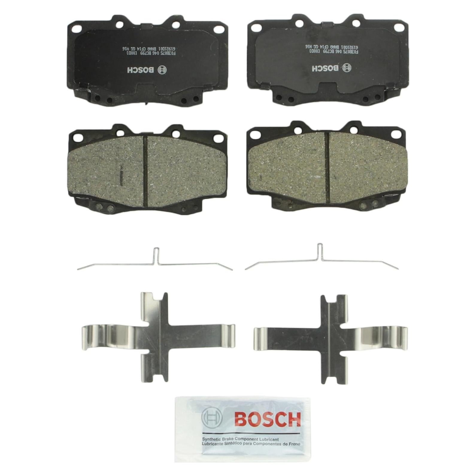 Pastillas de Freno Cerámicas BOSCH BC799 Delanteras para Toyota Tacoma