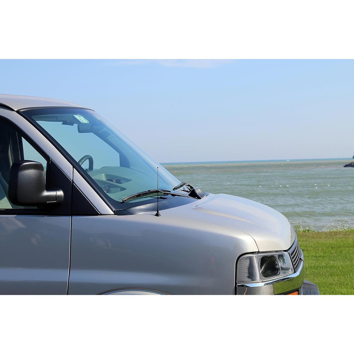 Antena Corta Negra 23 cm AntennaMastsRus para Toyota 4 Runner