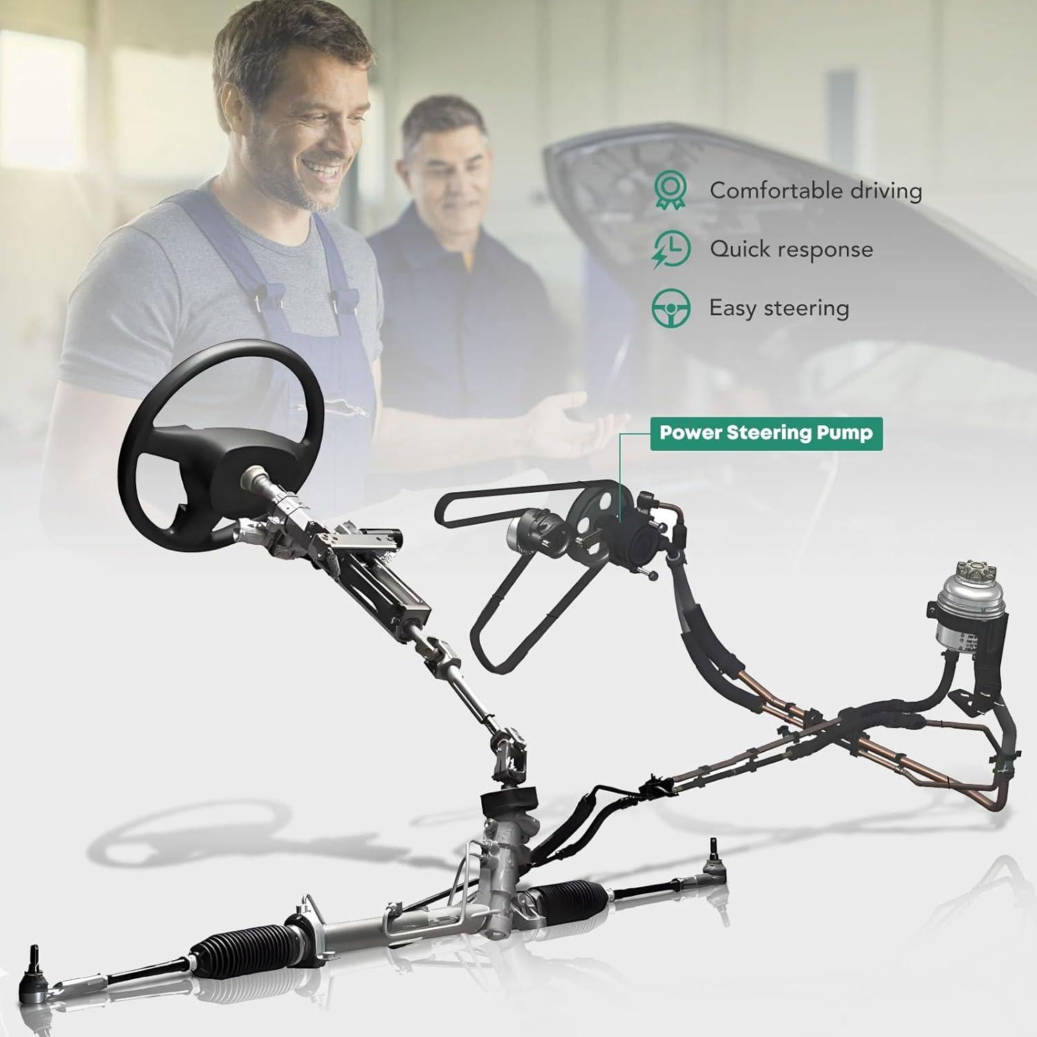 Bomba de dirección asistida YHTAUTO para Toyota 4Runner 1988-1995