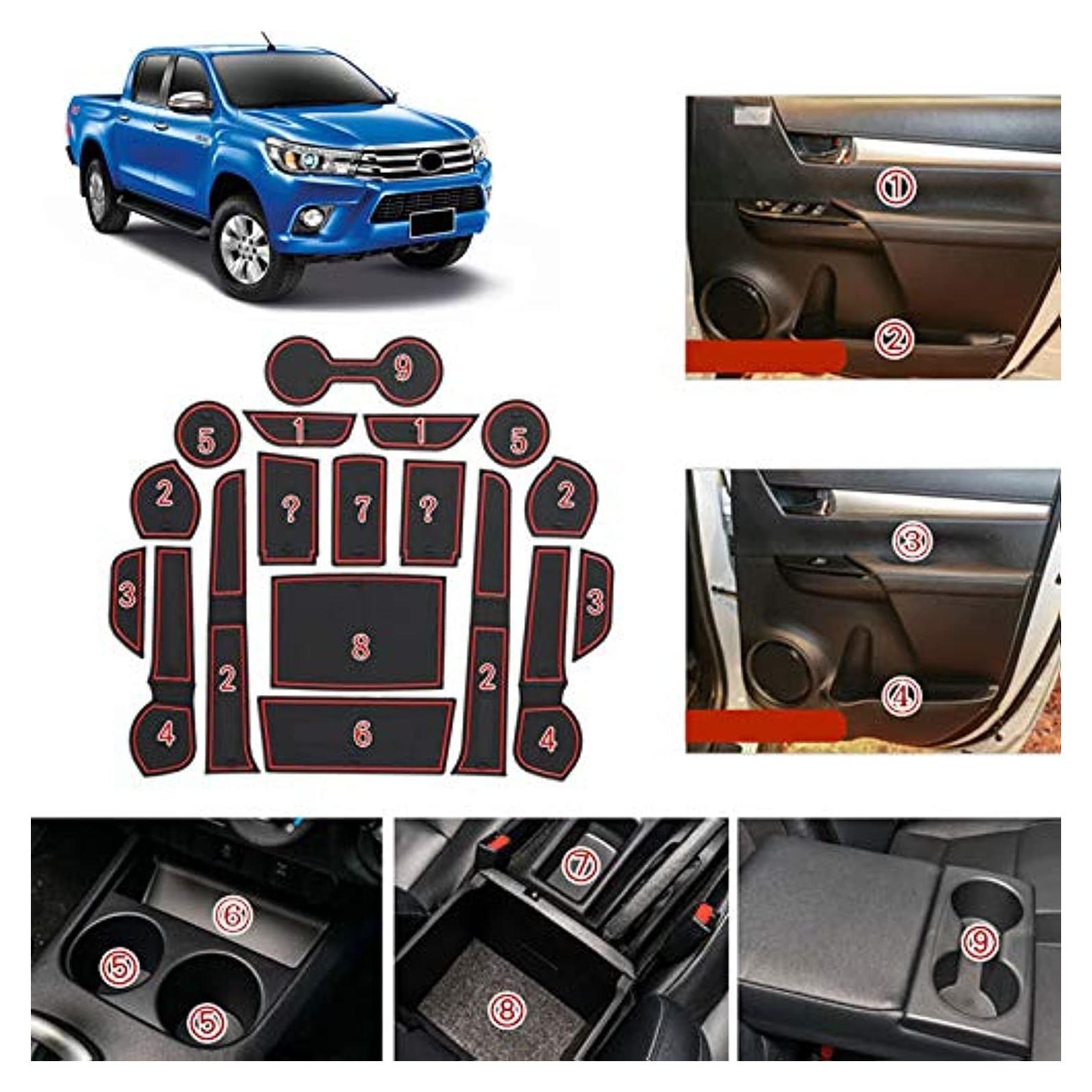 Accesorios ITrims para Toyota Hilux 2016-2021 - 18 Piezas
