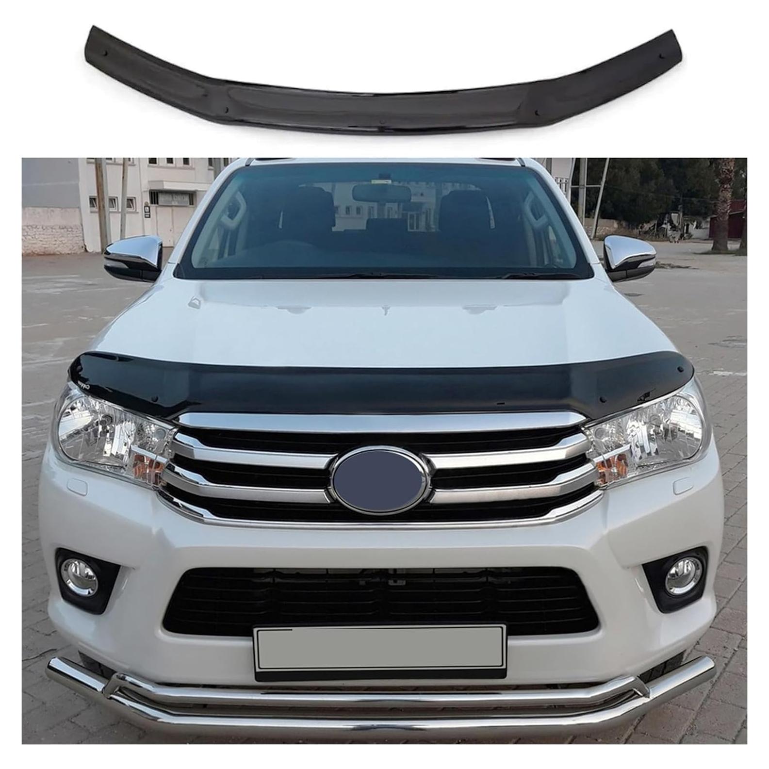 Protector de Capó Negro Piano DecorDrive para Toyota Hilux 2015-2020