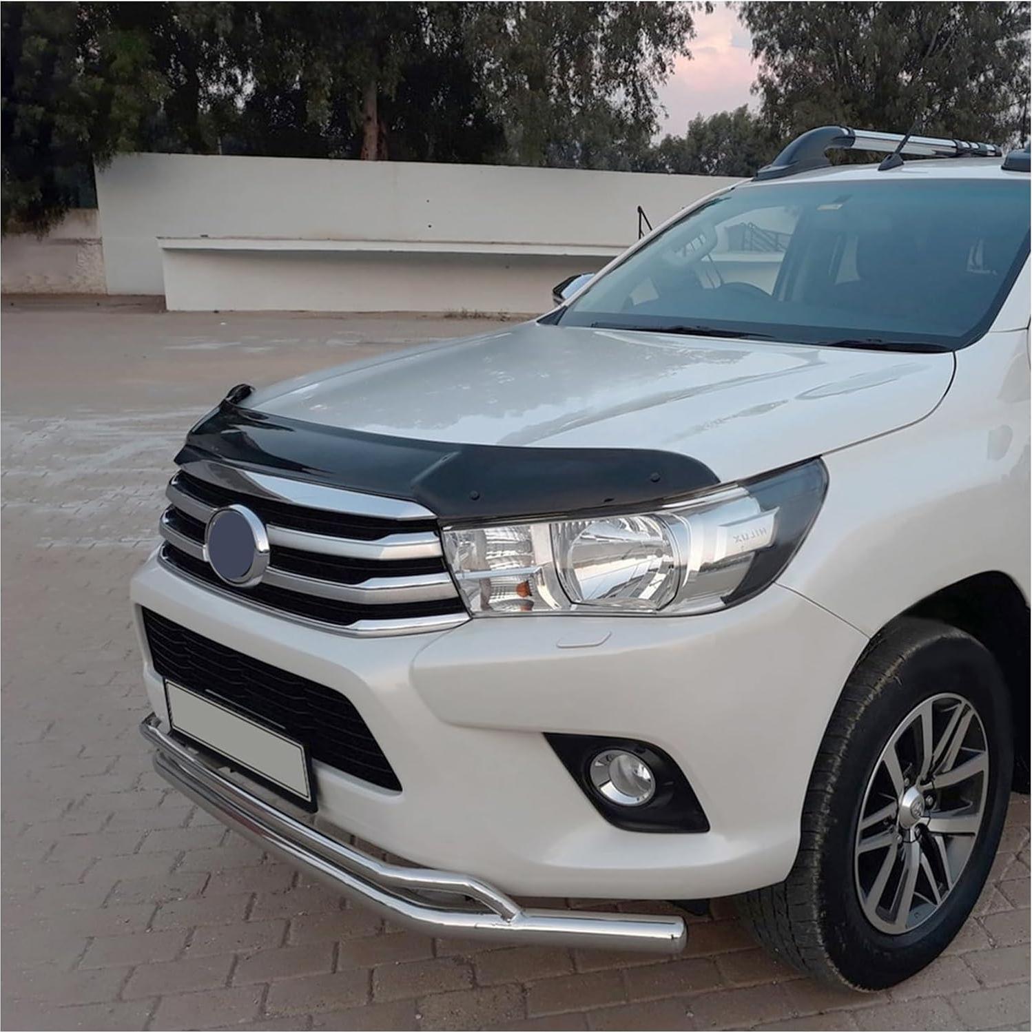 Protector de Capó Negro Piano DecorDrive para Toyota Hilux 2015-2020