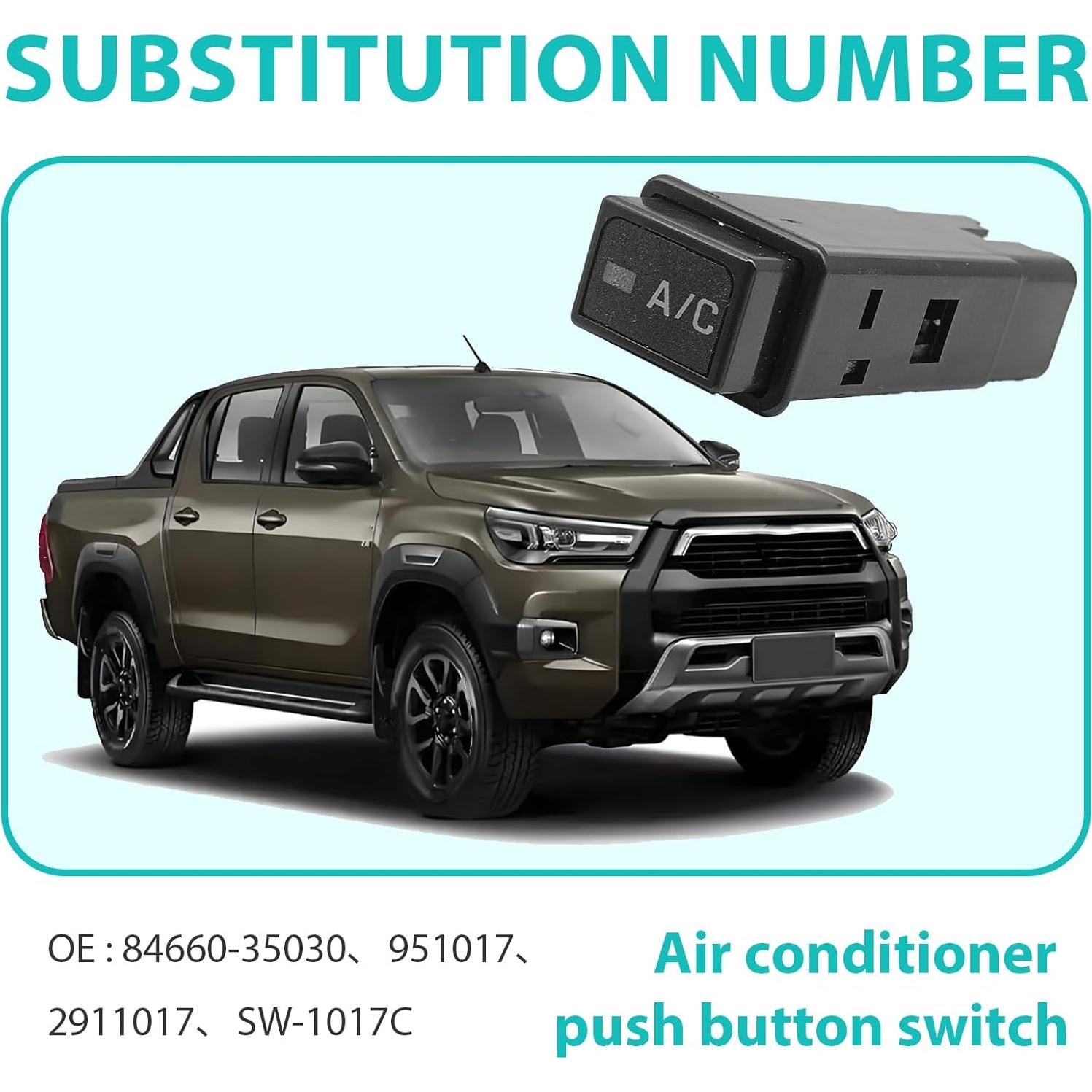 Interruptor de Aire Acondicionado SYudwen para Toy0ta 1993-2005
