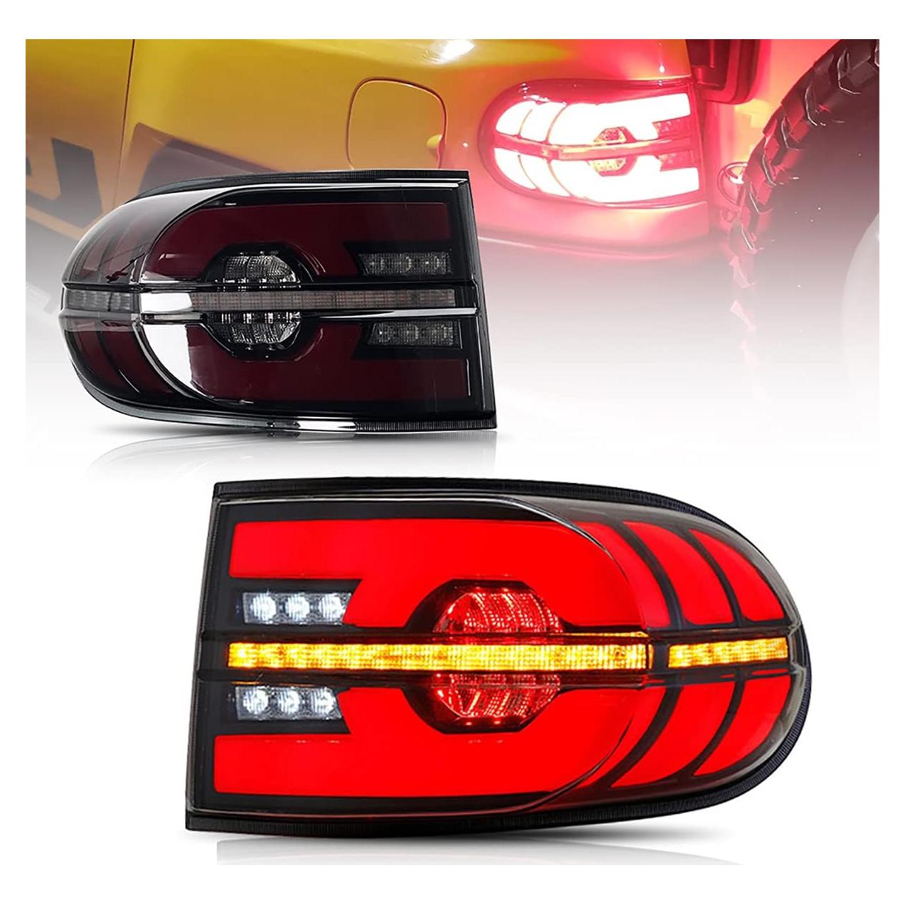 Luces Traseras LED T T-ABC Ahumado para Toyota FJ Cruiser 2006-2020