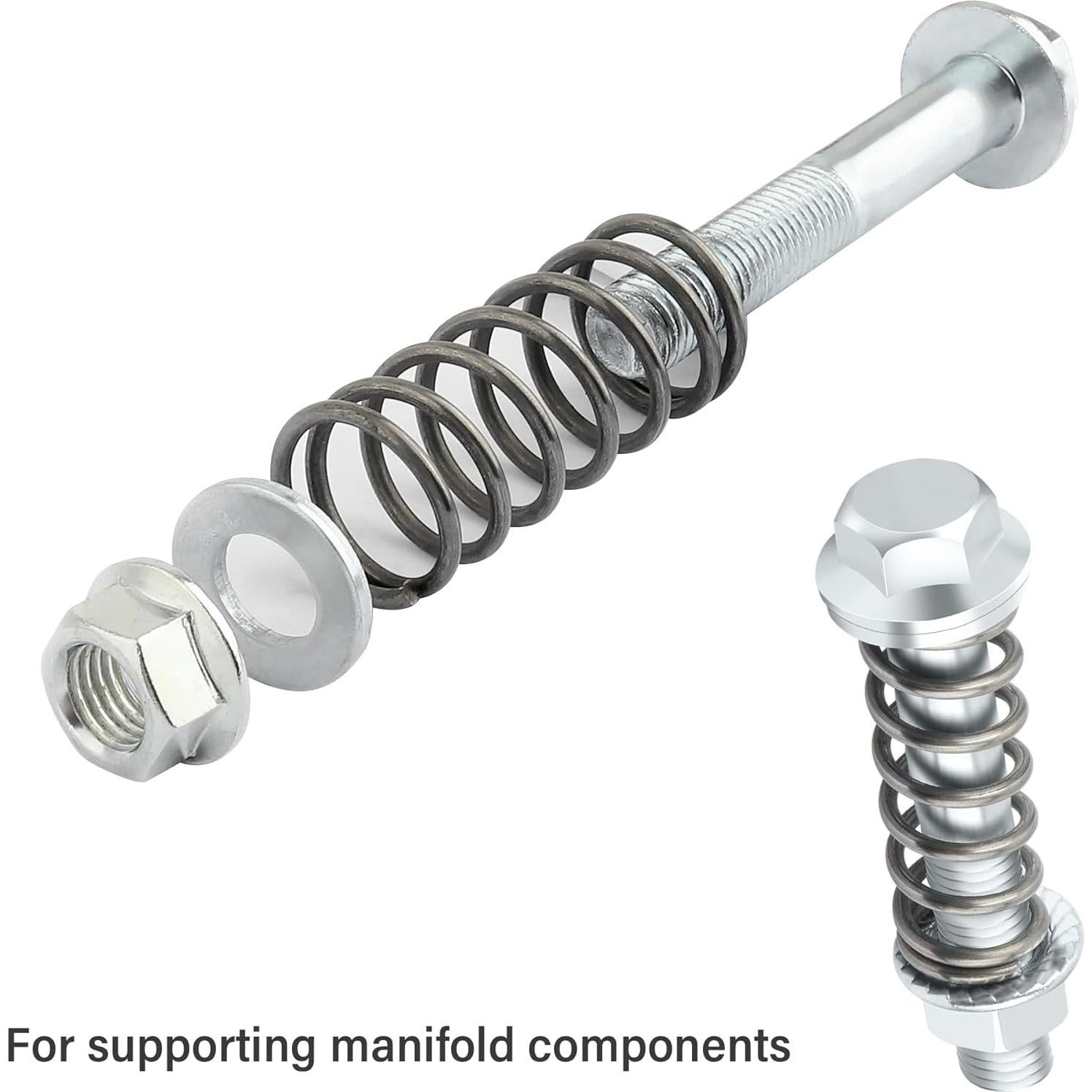 Kit de Tornillos y Tuercas de Escape Carleef M10x1.5 75mm