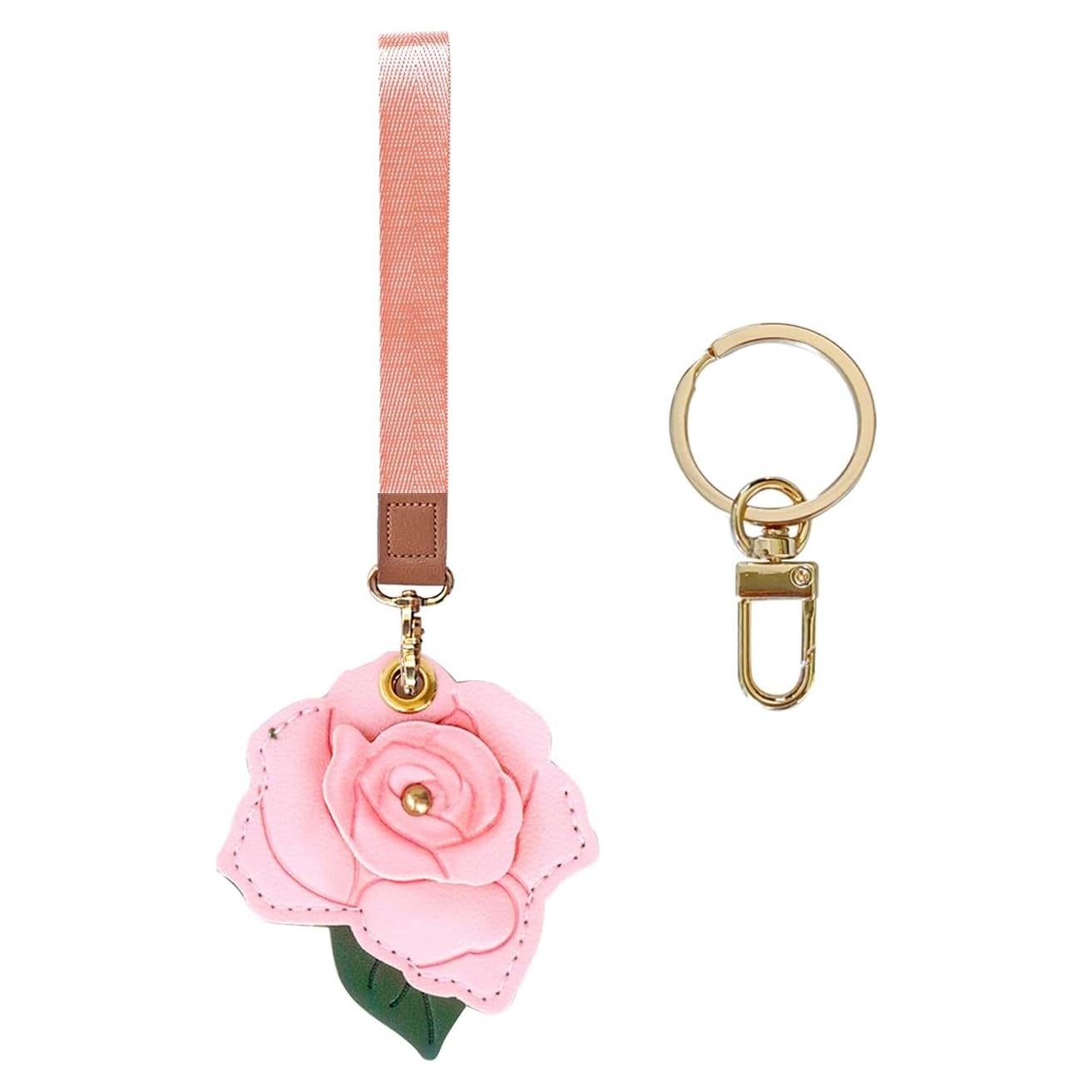 Soporte oculto para Airtag CATCH ON de cuero sintético Kawaii