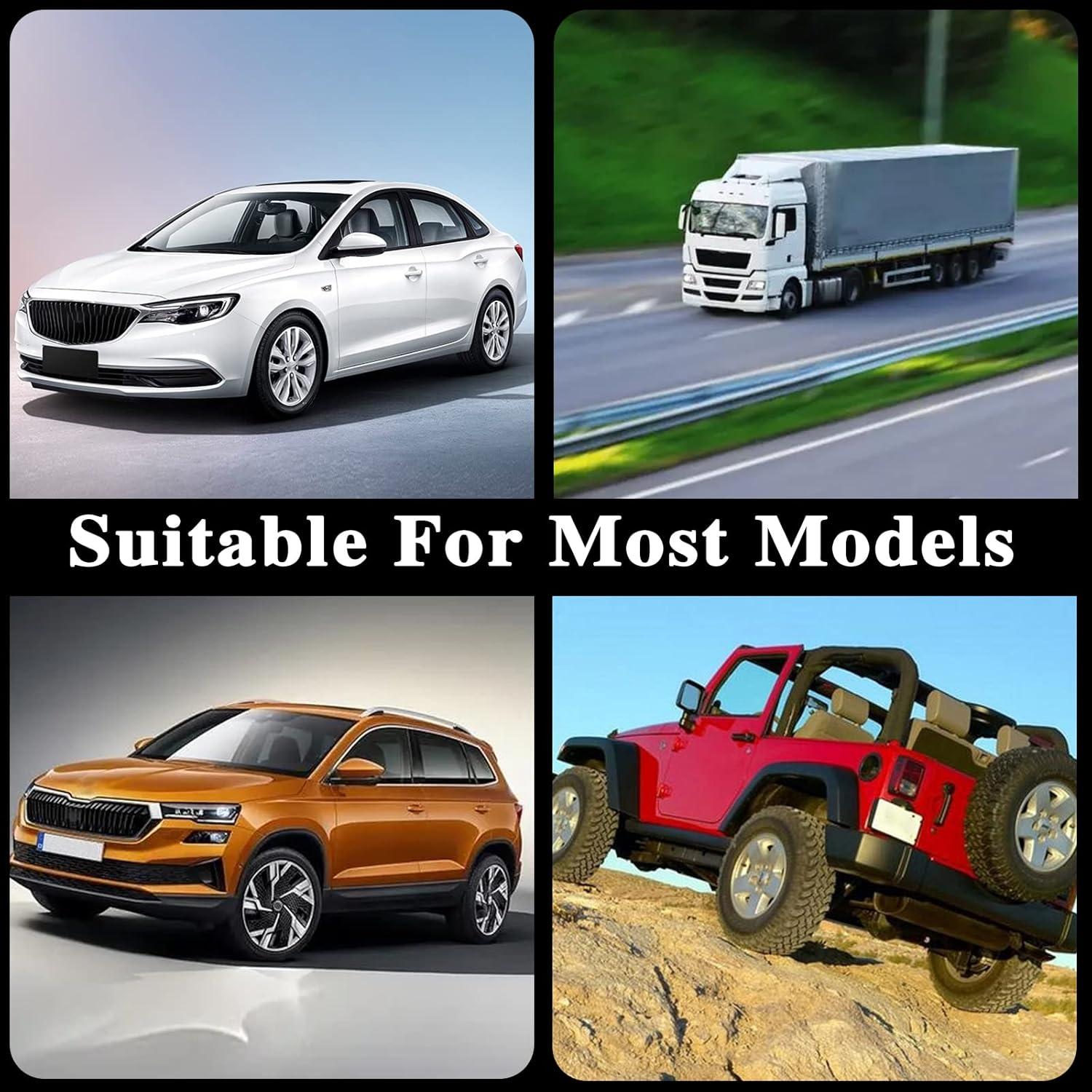 Soporte de Escape de Goma KEVWR 2 Pcs 10.9mm Rojo