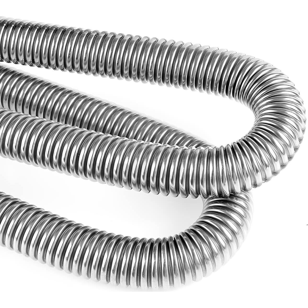 Tubo de Escape Flexible Acero Inoxidable 120cm Moioee