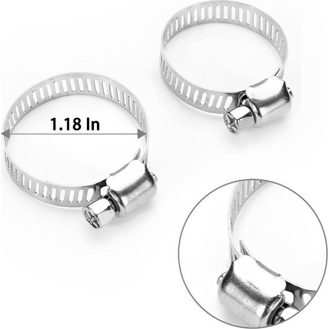 Tubo de Escape Flexible Acero Inoxidable 120cm Moioee