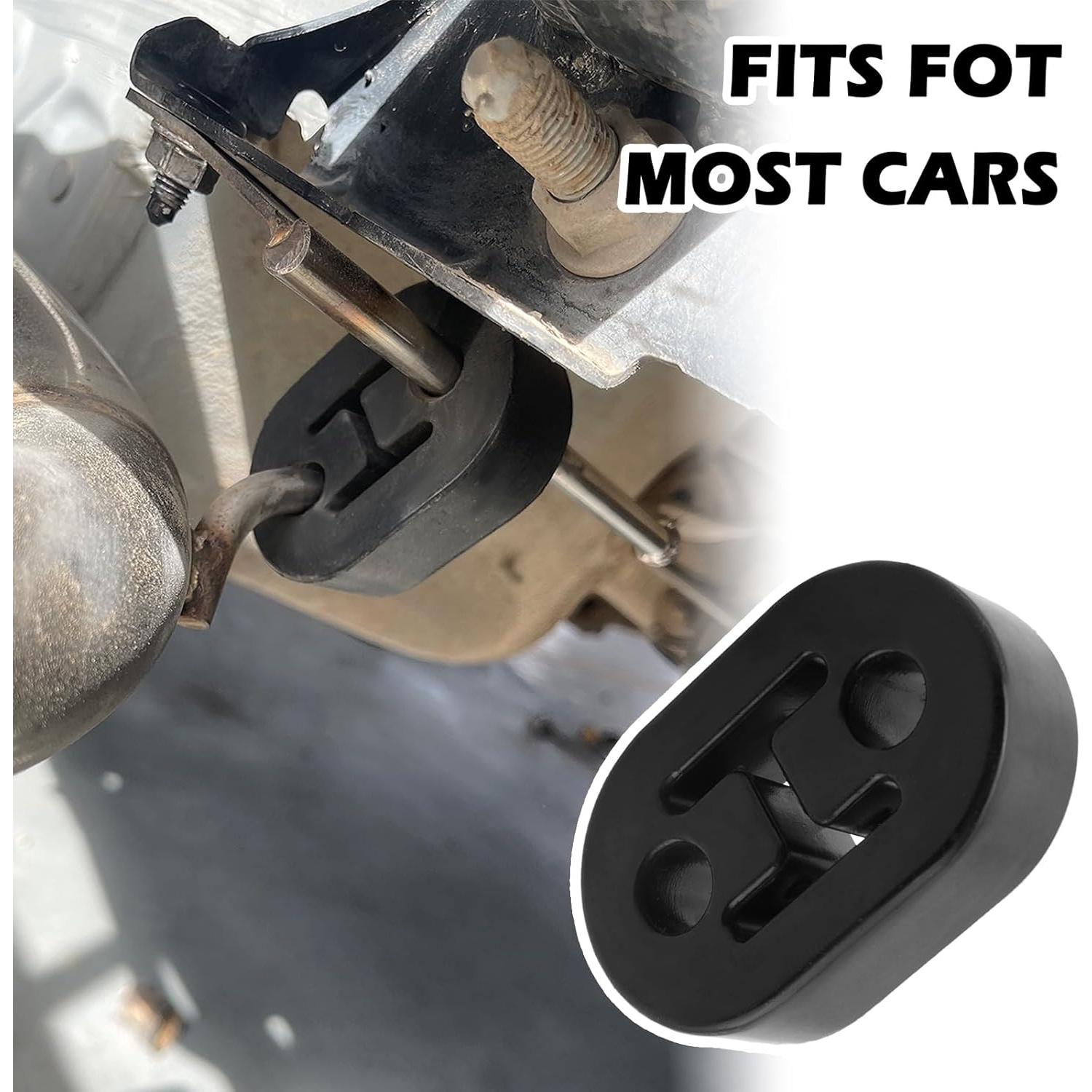 Soportes de Escape de Goma YGDMD 4 Piezas 7.26x4.64cm