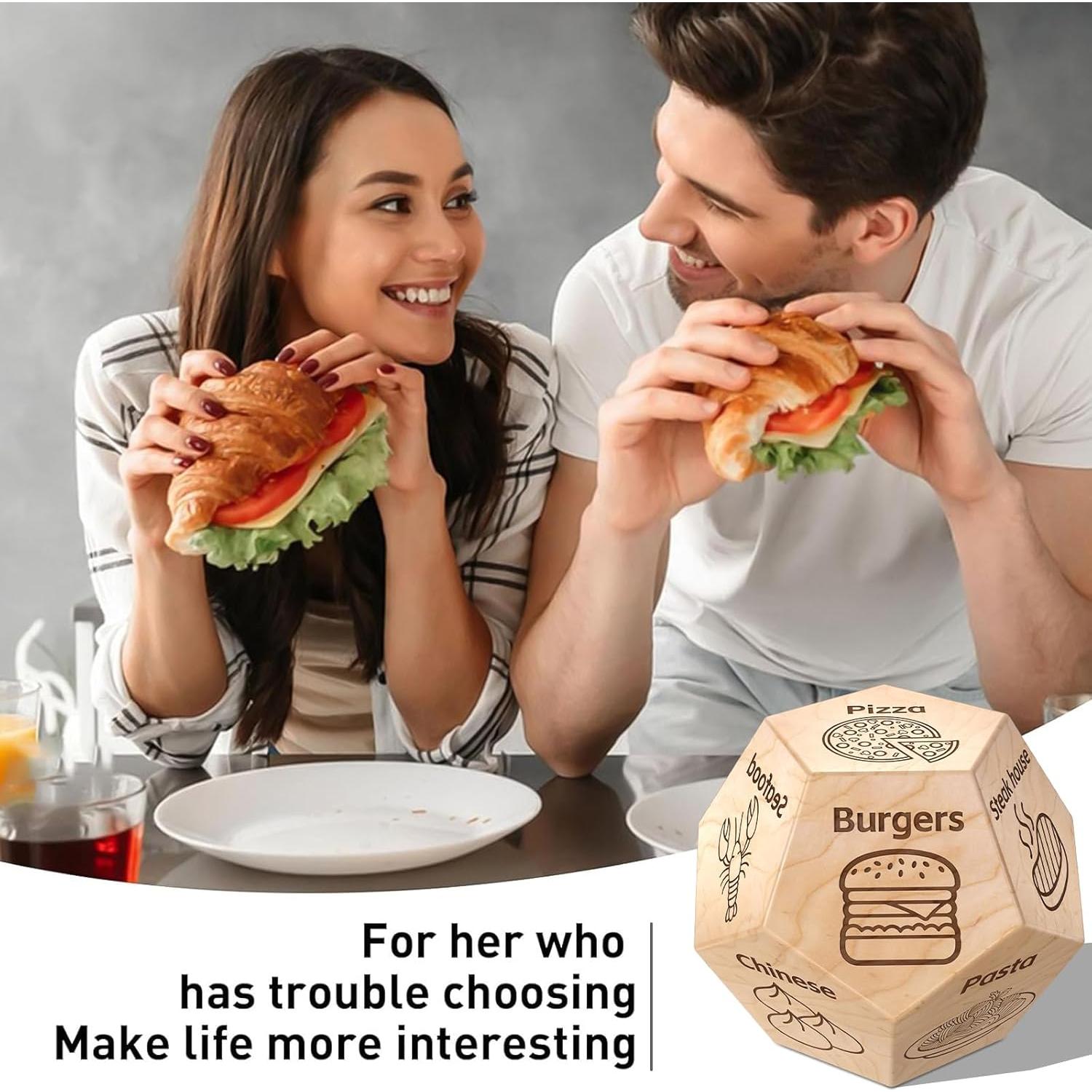 Dados de Decisión de Comida Kykake - Juego para Parejas