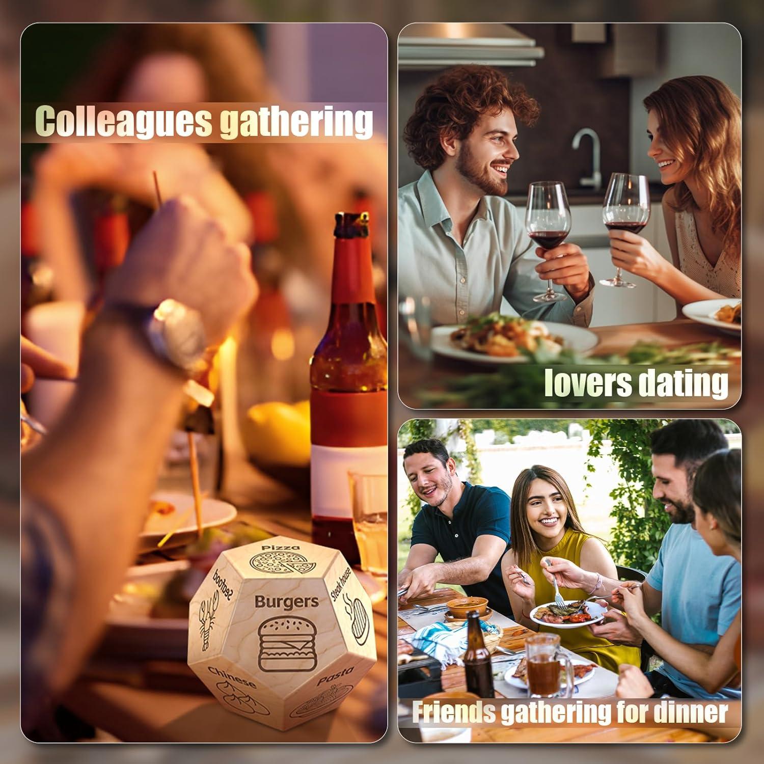 Dados de Decisión de Comida Kykake - Juego para Parejas