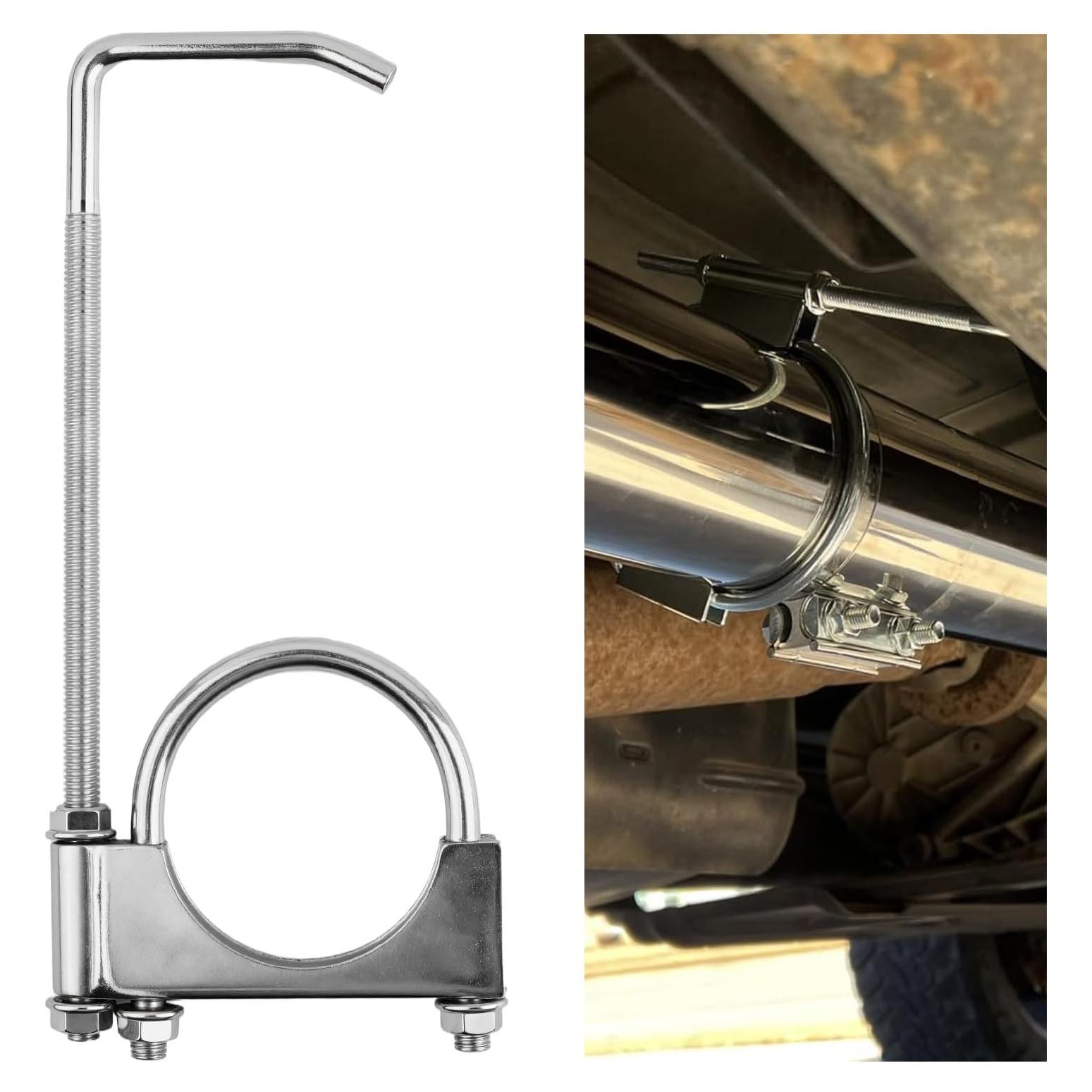 Abrazadera de Escape Ajustable YGDMD 2.5" con Soporte