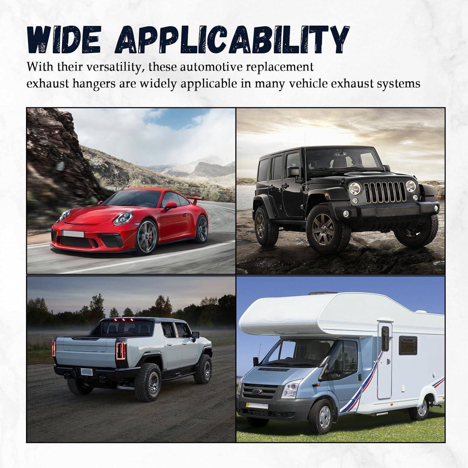 Abrazadera de Escape Ajustable YGDMD 2.5" con Soporte